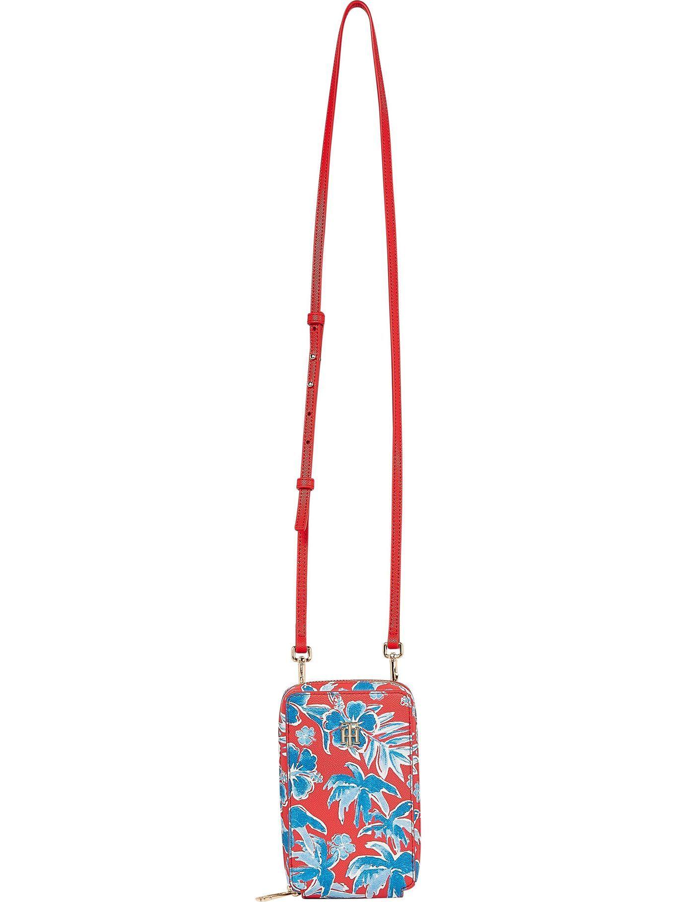 Cartera Bandolera Floral Print Rojo Tommy Hilfiger-0