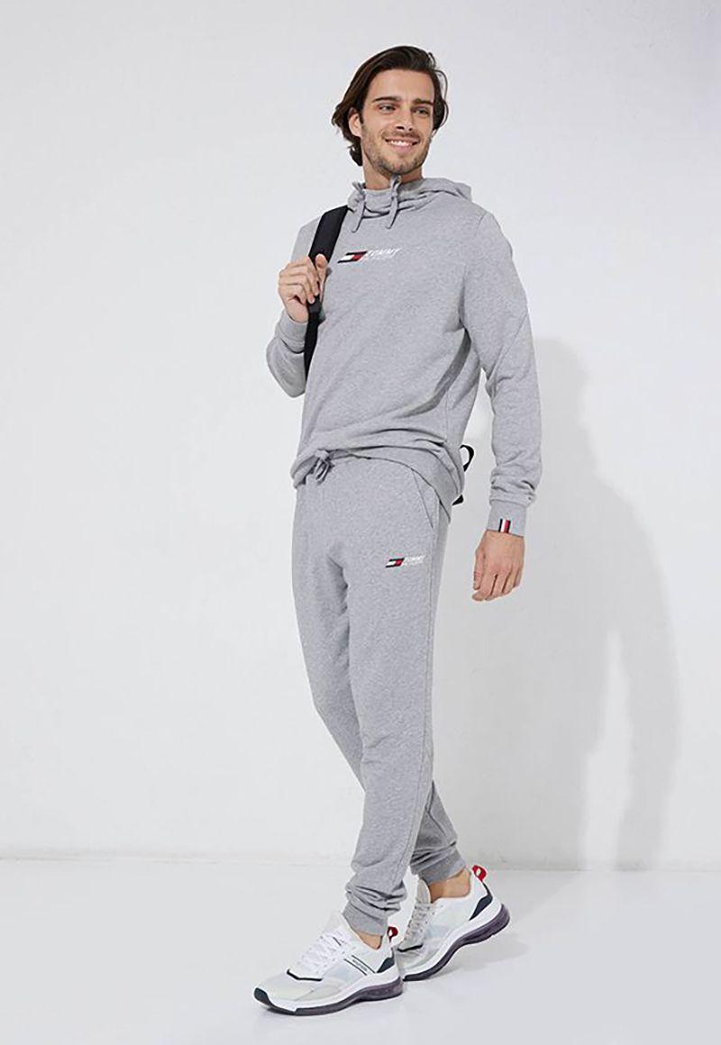Polerón Hoodie Sport  Essential Gris Tommy Hilfiger-1