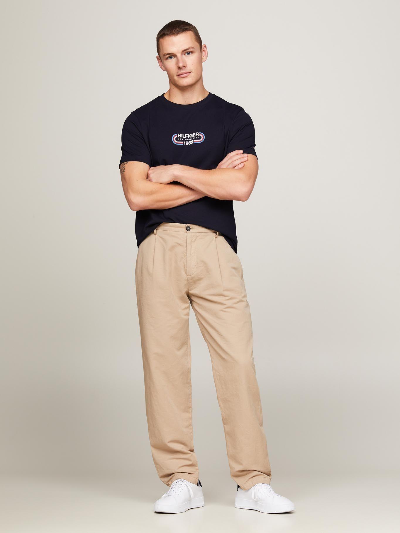 Polera Logo Archive Regular Fit Azul Tommy Hilfiger-1