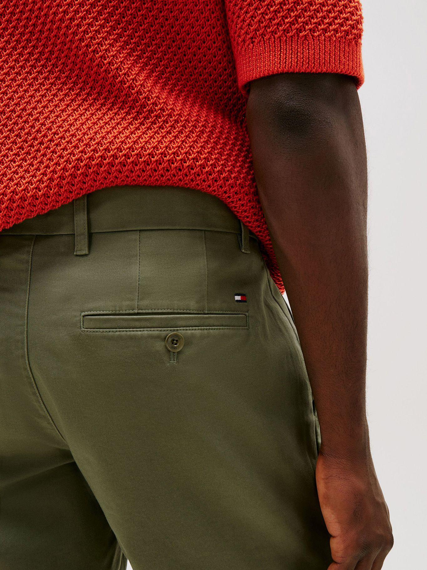 Short Essential 1895 De Algodón Verde Tommy Hilfiger-3