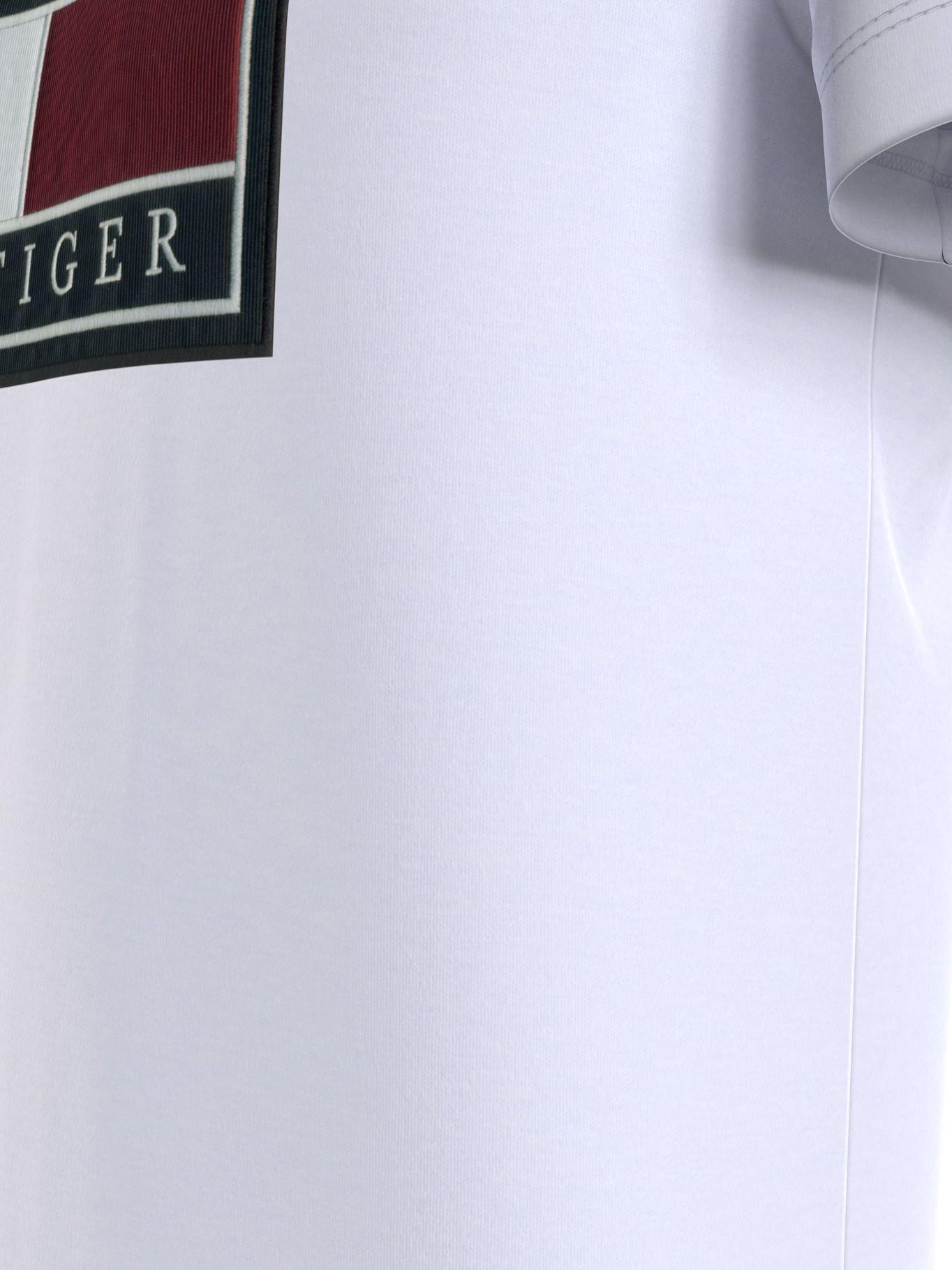 Polera Luxury Interlock Flag Logo Blanco Tommy Hilfiger-4