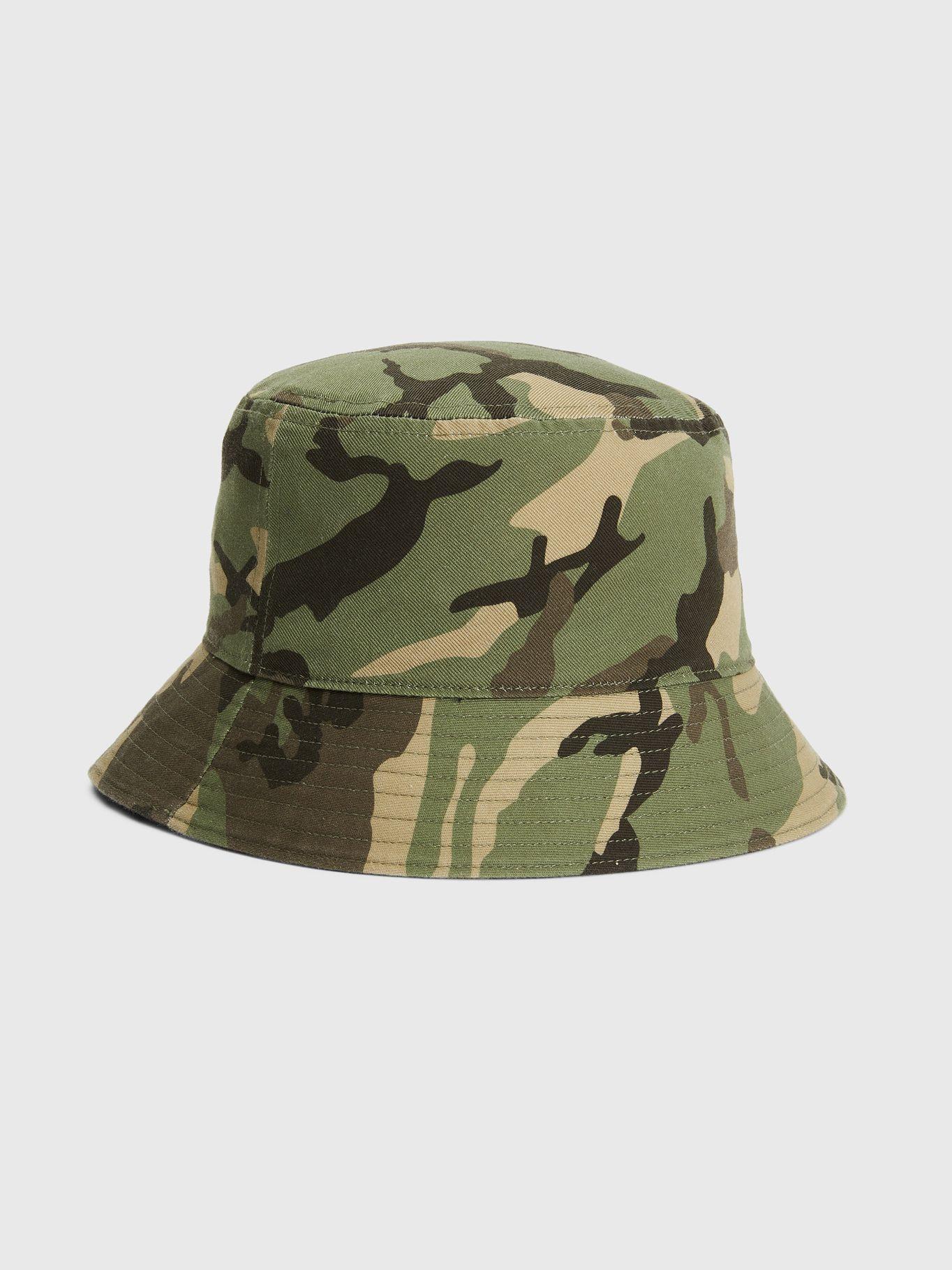 Gorro Bucket Flag Logo Verde Tommy Hilfiger JN2-1