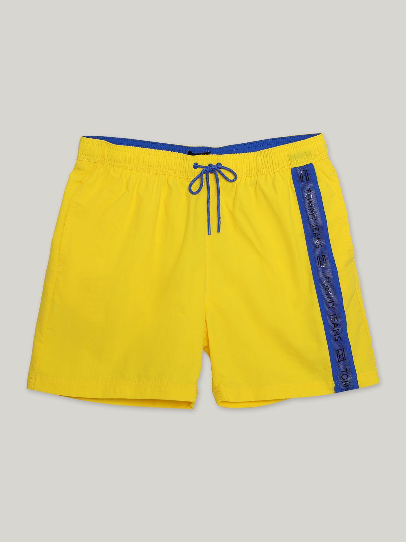 Traje De Baño Slim Fit Con Logo Amarillo Tommy Hilfiger-4