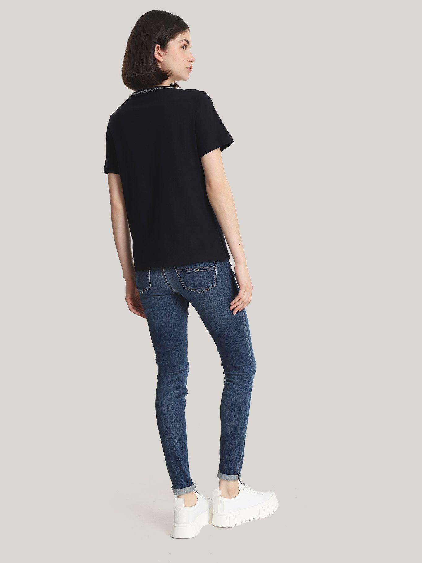 Polera Varsity Logo Monogram Azul Tommy Hilfiger-2