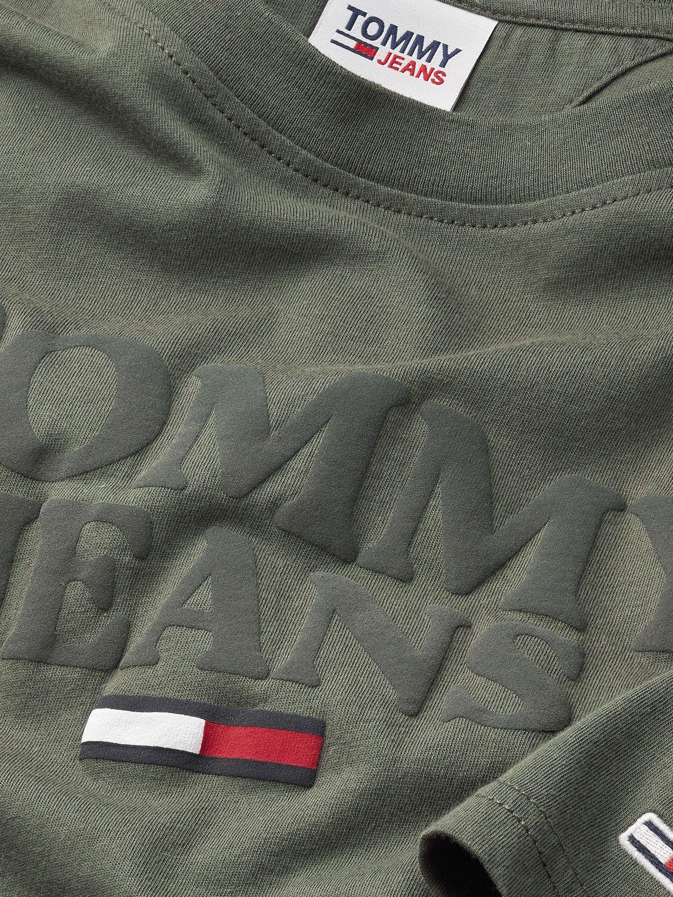 Polera Tonal Entry Graphic Logo Verde Tommy Hilfiger-2