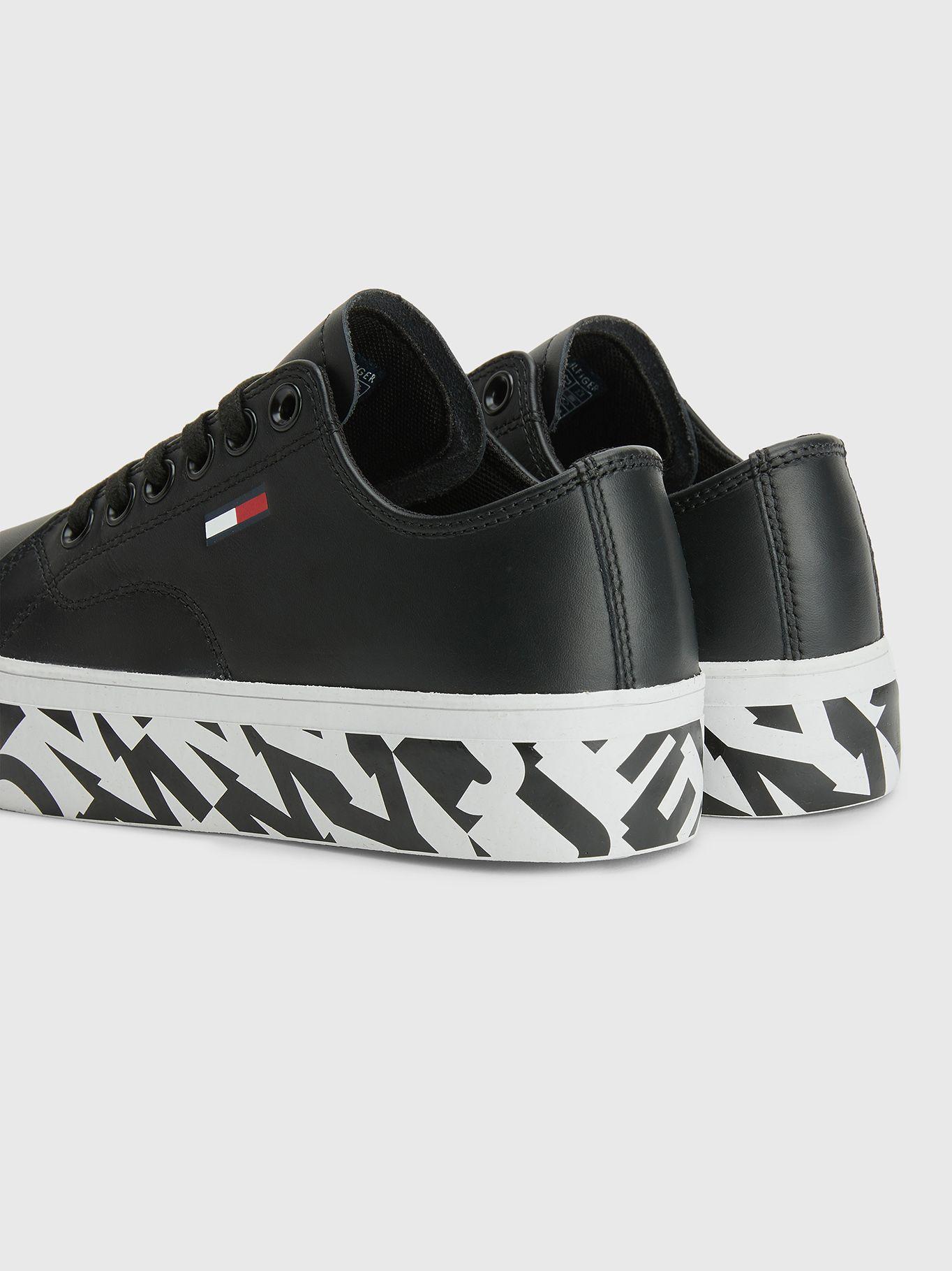 Zapatillas Cupsole Logo Print Negro Tommy Hilfiger-1