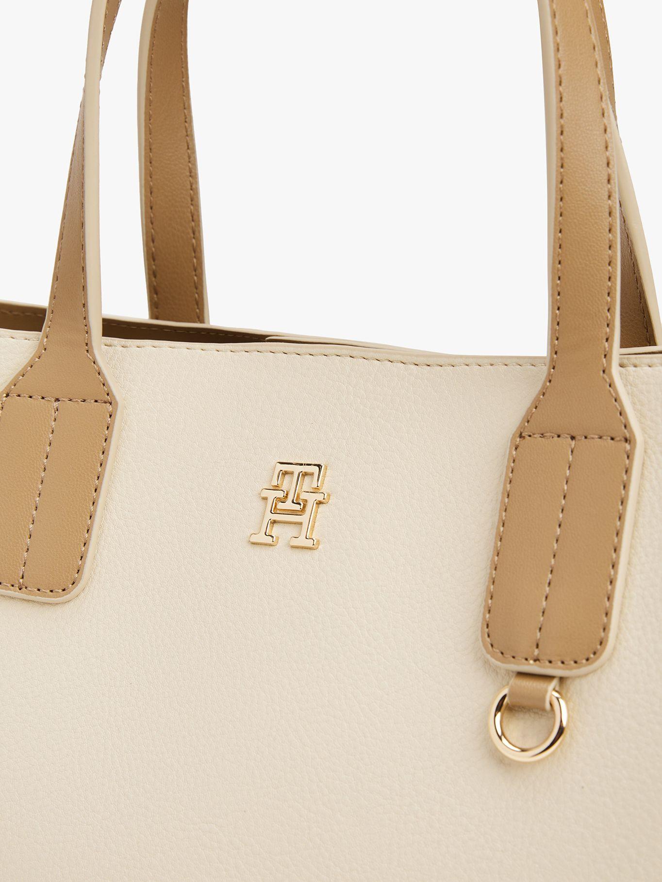 Tote Distinct Monogram Beige ACI Tommy Hilfiger-4