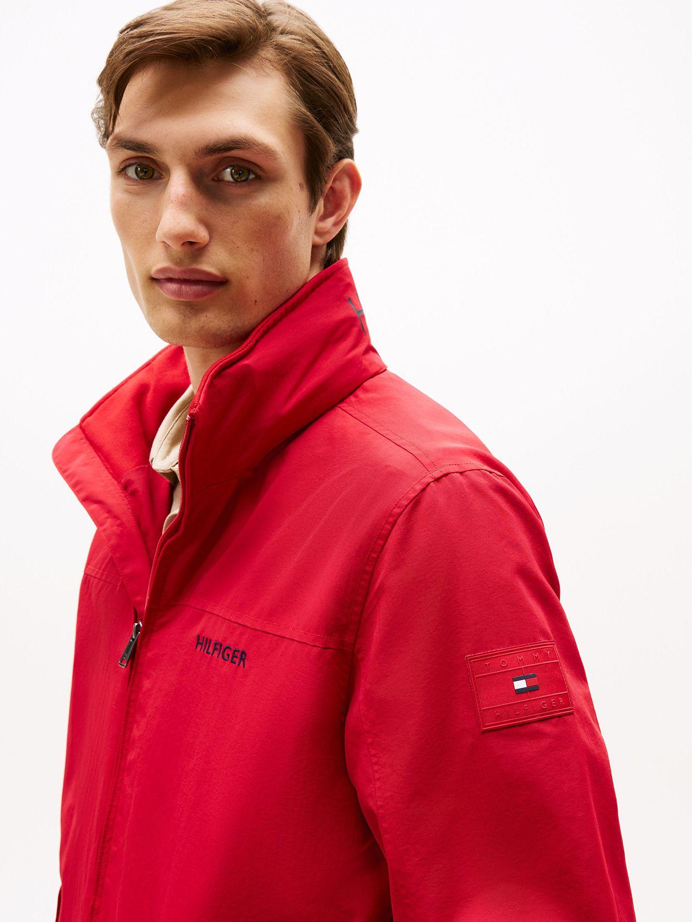 Chaqueta Classic Regatta Con Logo Rojo Tommy Hilfiger-3