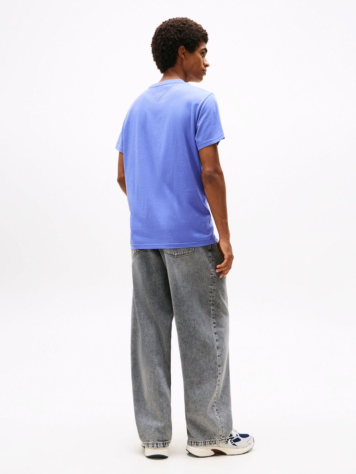 Polera Con Logo Lineal Slim Fit Azul Tommy Jeans-2