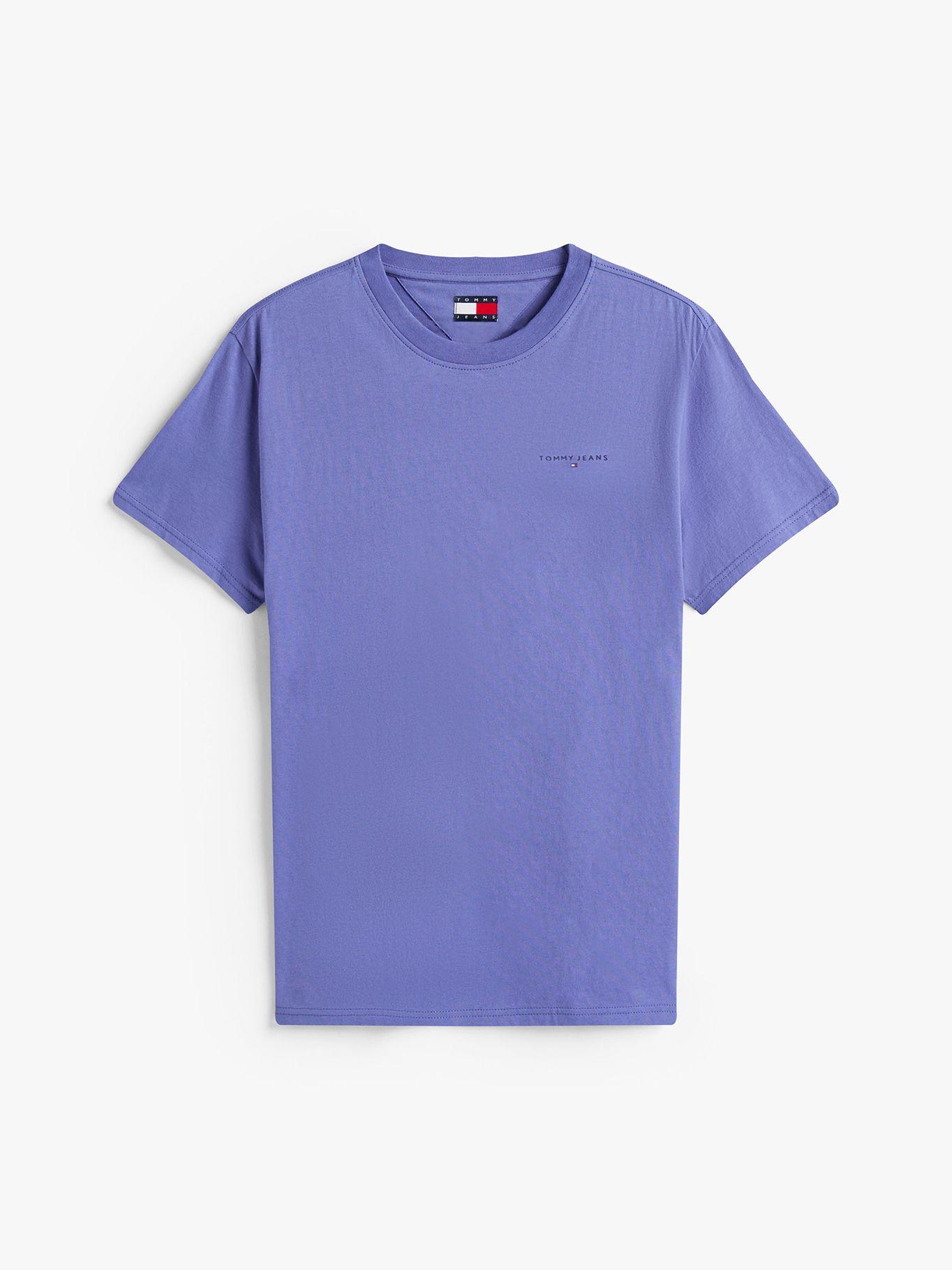 Polera Con Logo Lineal Slim Fit Azul Tommy Jeans-4