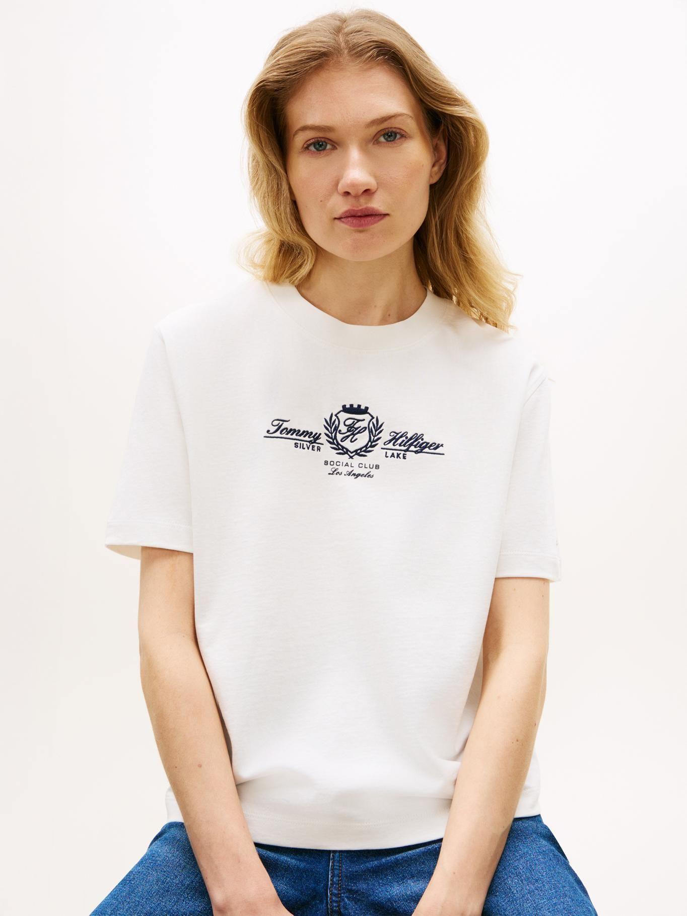 Polera Con Logo Escudo Bordado Relaxed Fit-3