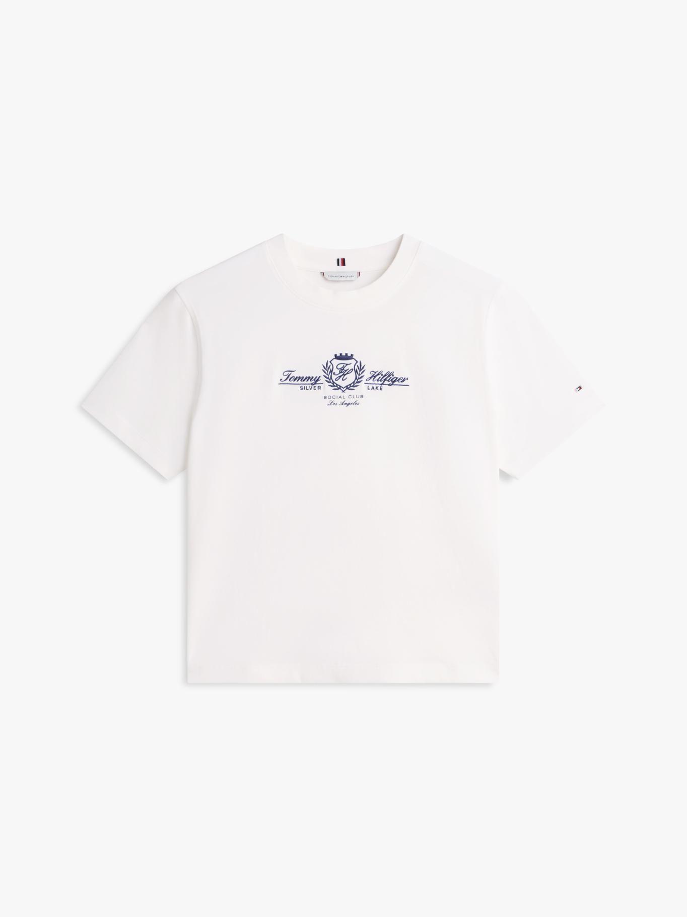 Polera Con Logo Escudo Bordado Relaxed Fit-4