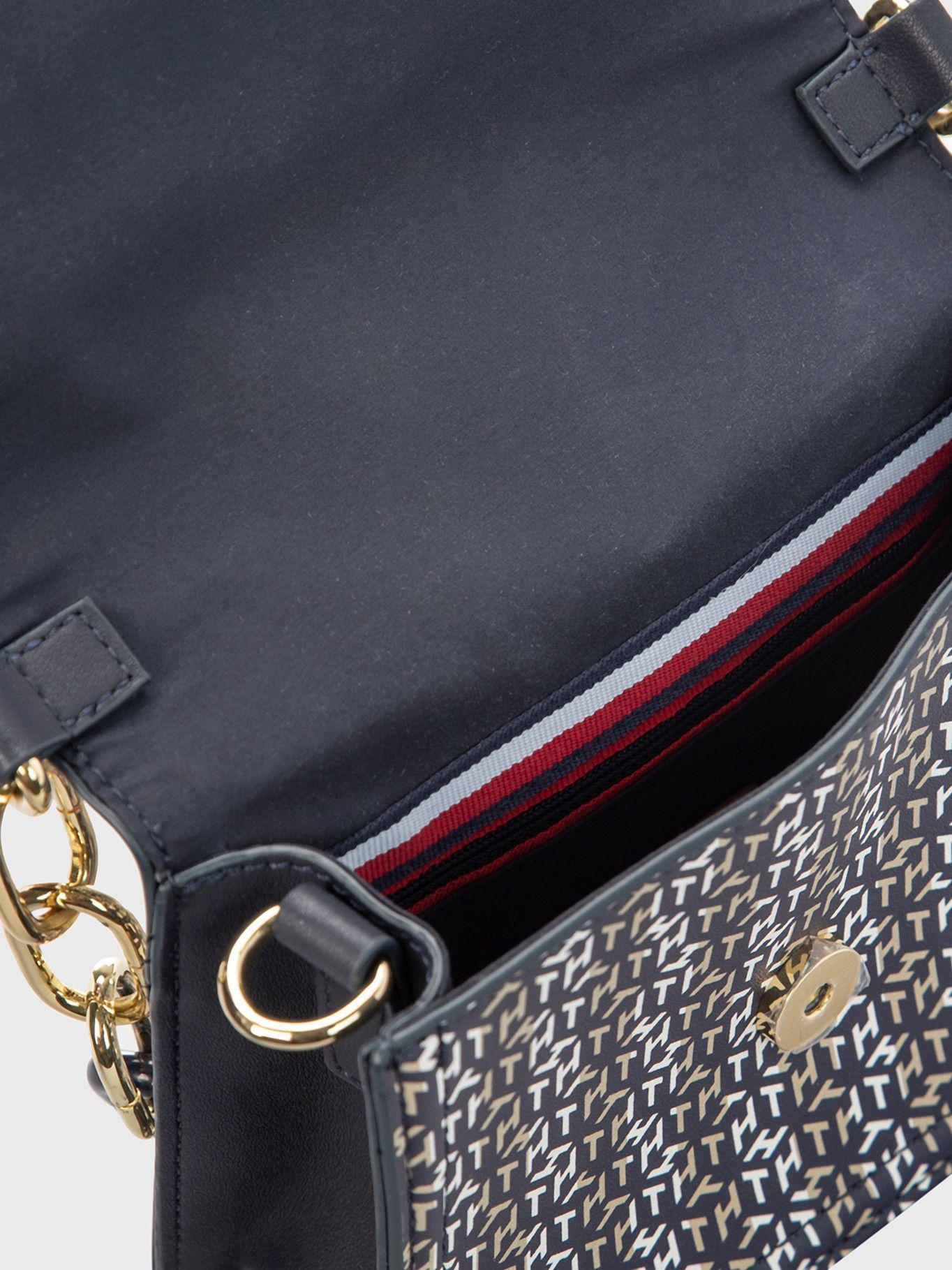 Cartera Mini Xbody Monogram Elsie Azul Tommy Hilfiger-3