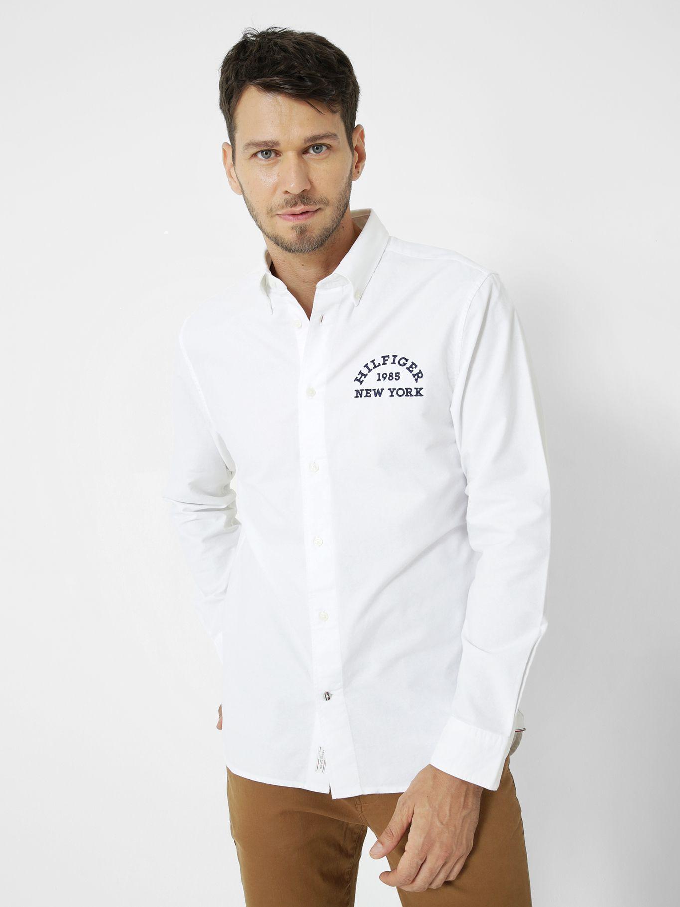 Camisa Small Graphic Con Logo Blanco Tommy Hilfiger-0