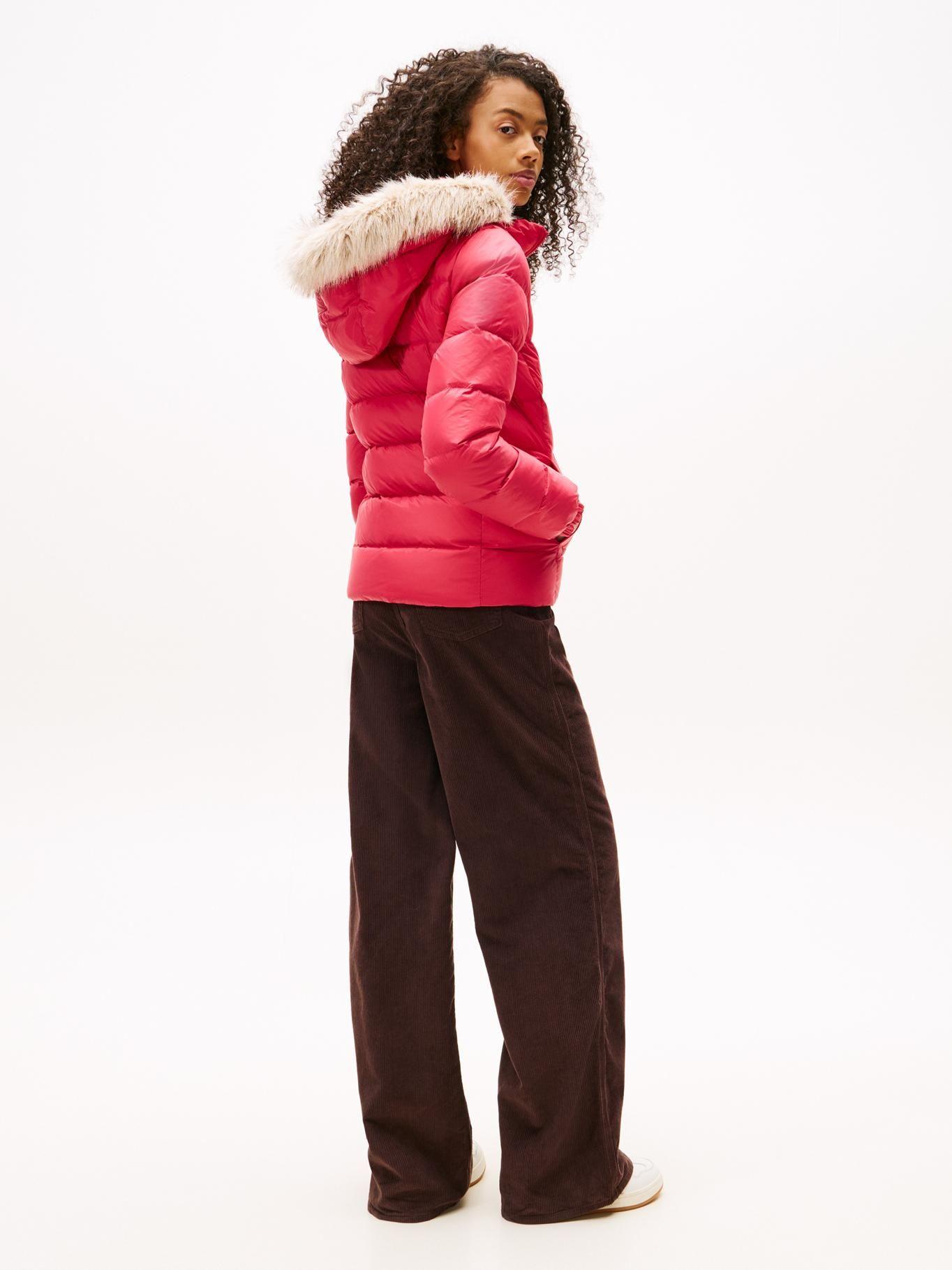 Parka Hooded Basic Acolchada Rosado Tommy Jeans-2