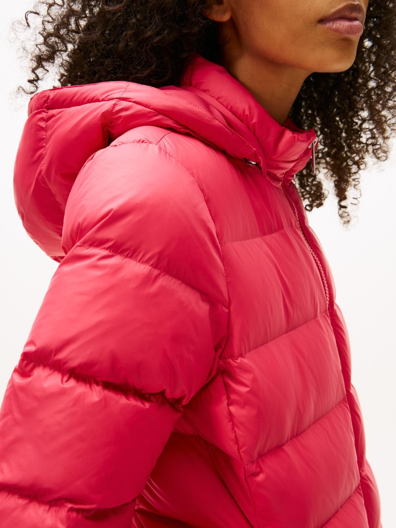 Parka Hooded Basic Acolchada Rosado Tommy Jeans-4