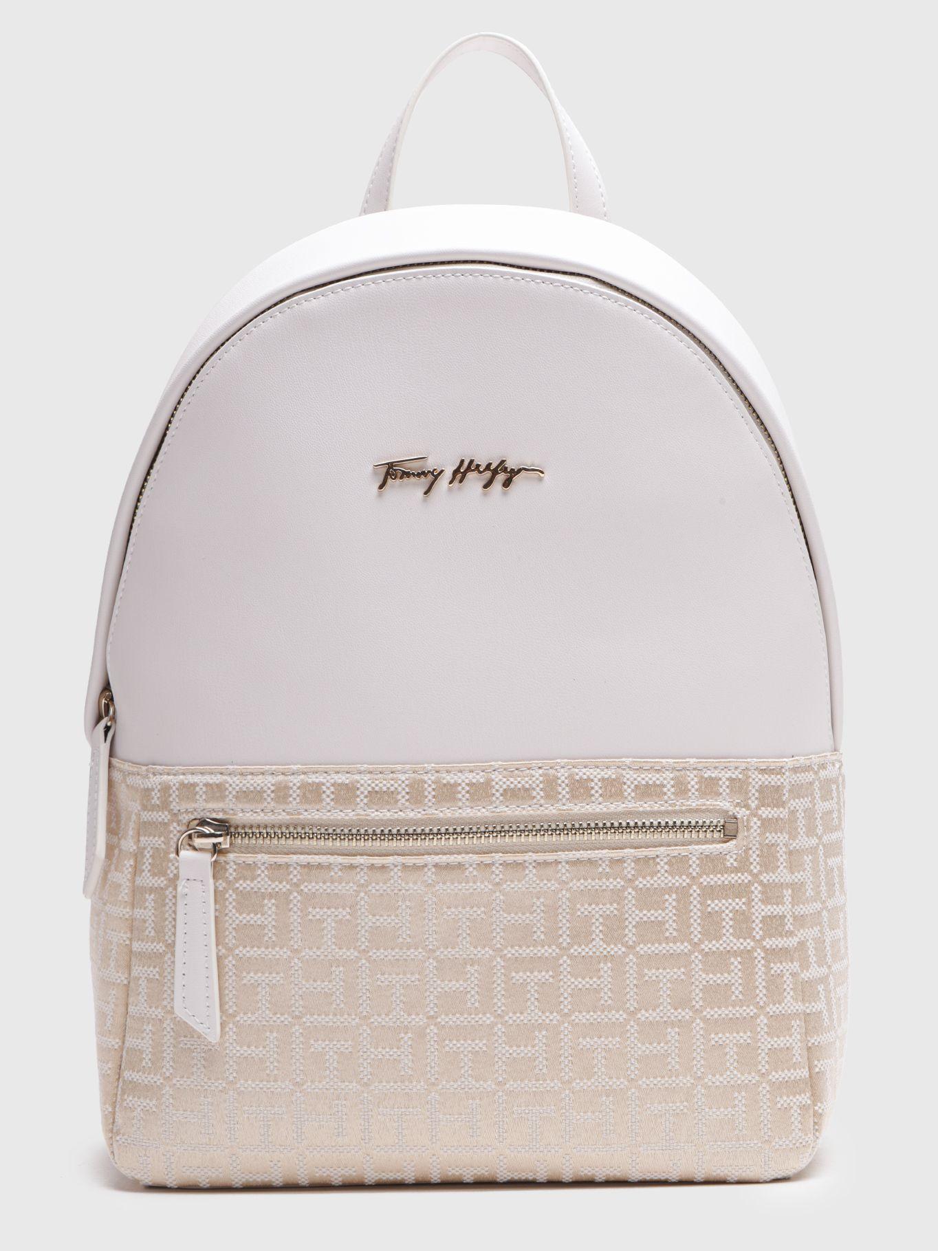 Mochila Latam Jacquard Blanco Tommy Hilfiger-0