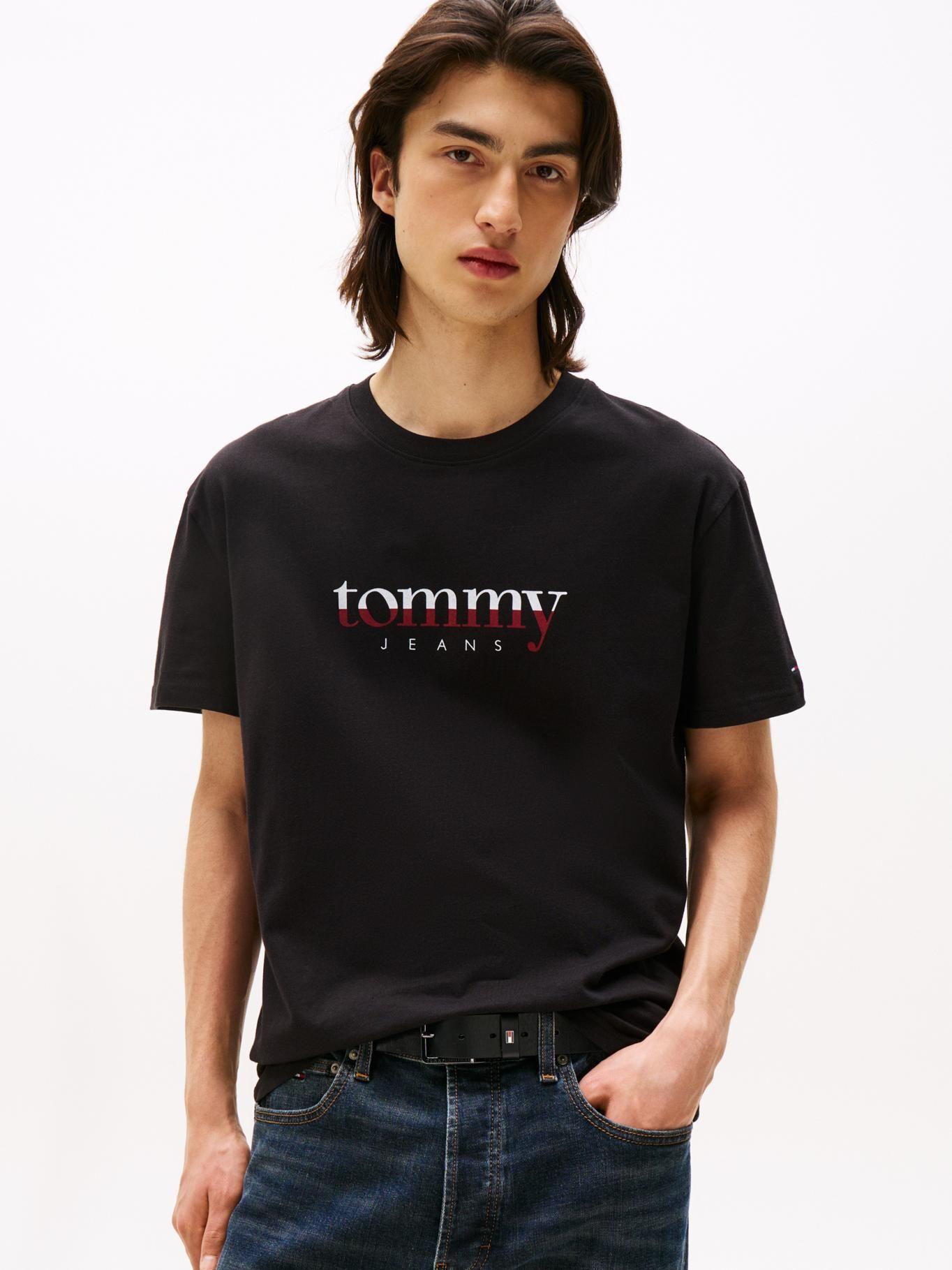 Polera De Punto Con Logo Negro Tommy Jeans-0