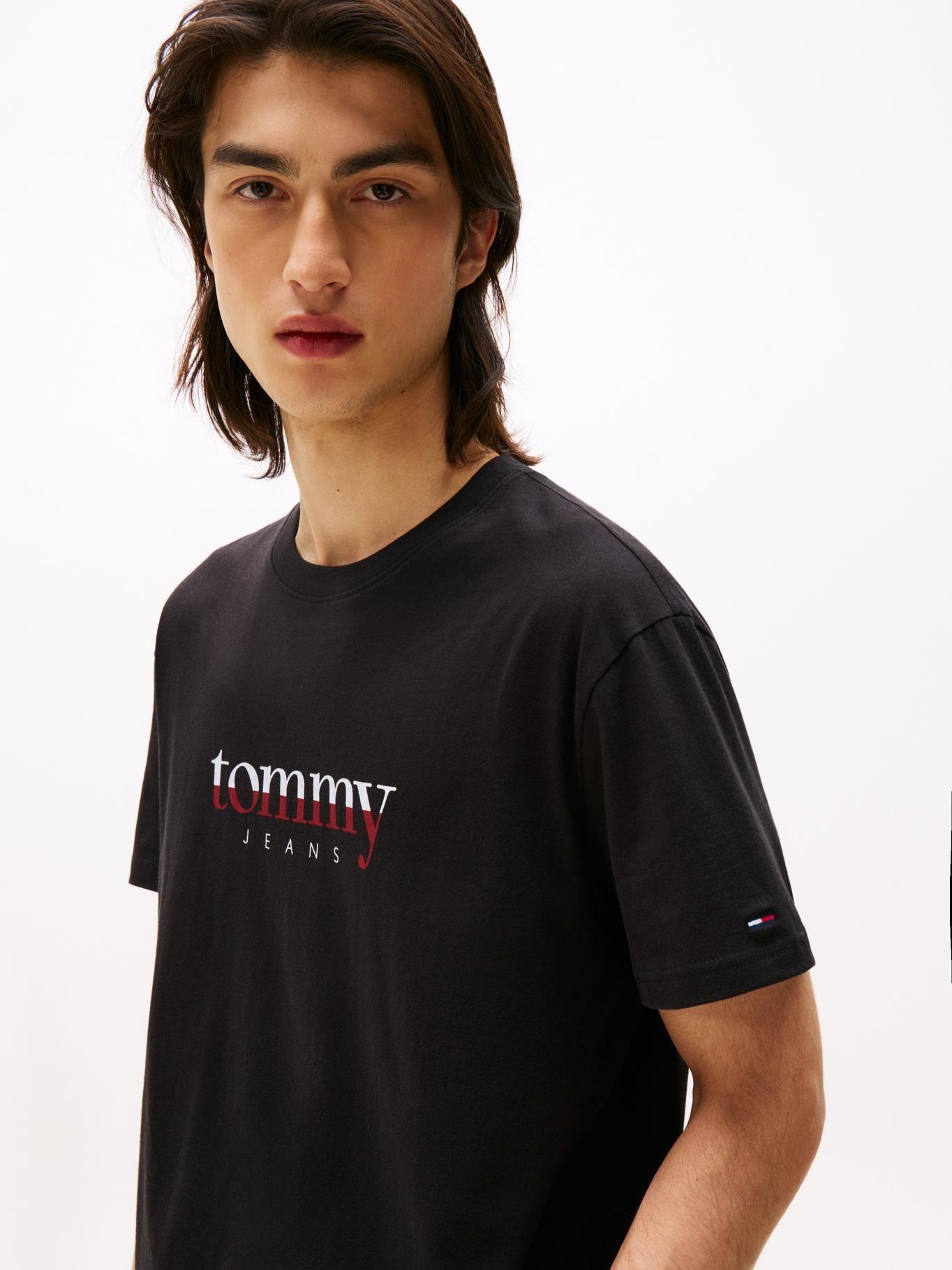 Polera De Punto Con Logo Negro Tommy Jeans-3