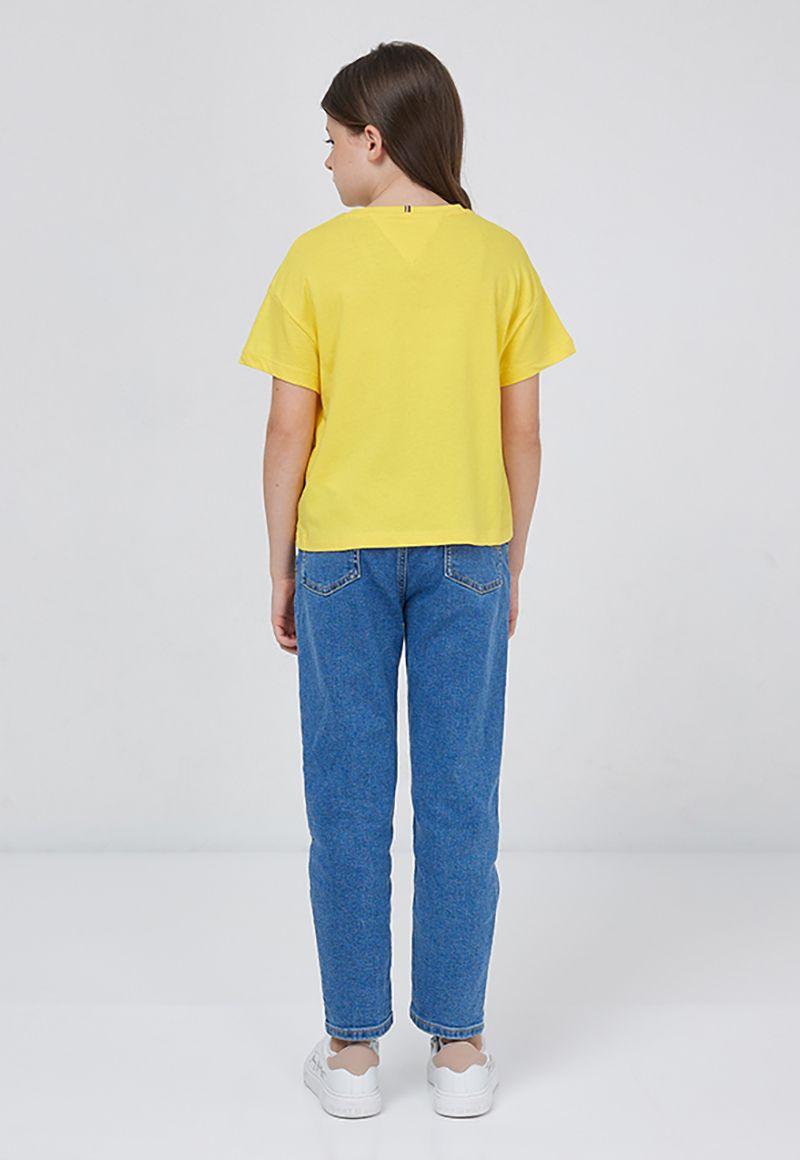 Polera Monotype Relaxed Amarillo Tommy Hilfiger-1