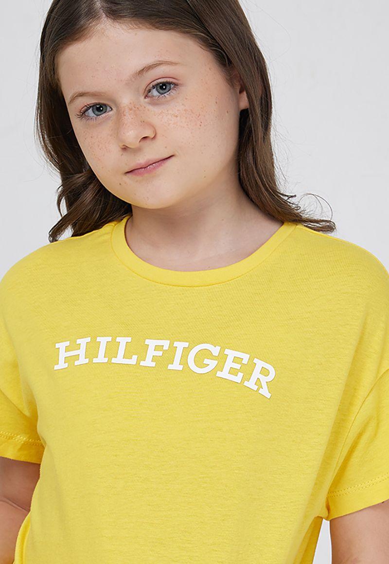 Polera Monotype Relaxed Amarillo Tommy Hilfiger-2