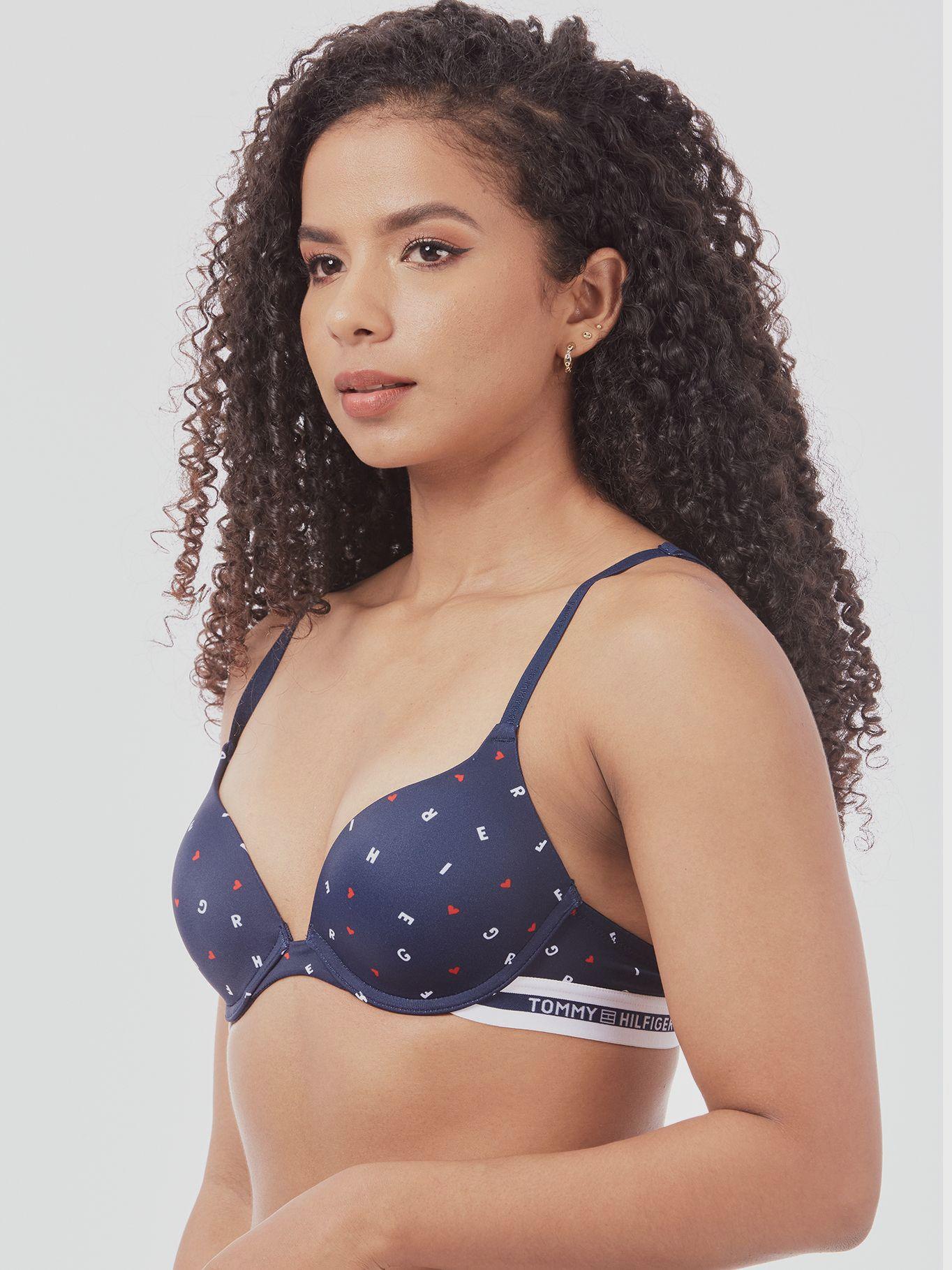 Brassier Micro Push Up Logo 746 Azul Tommy Hilfiger-3