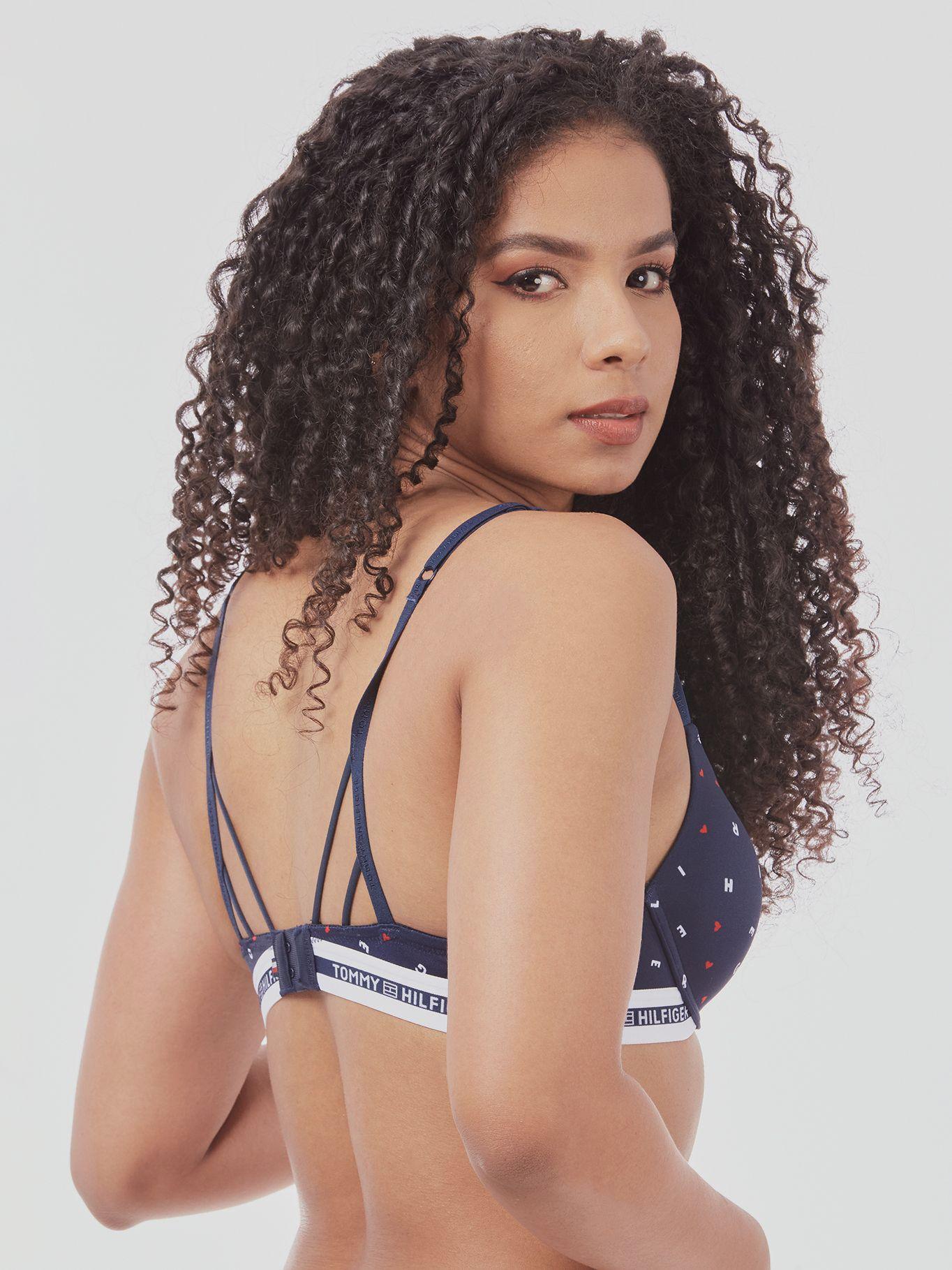 Brassier Micro Push Up Logo 746 Azul Tommy Hilfiger-4