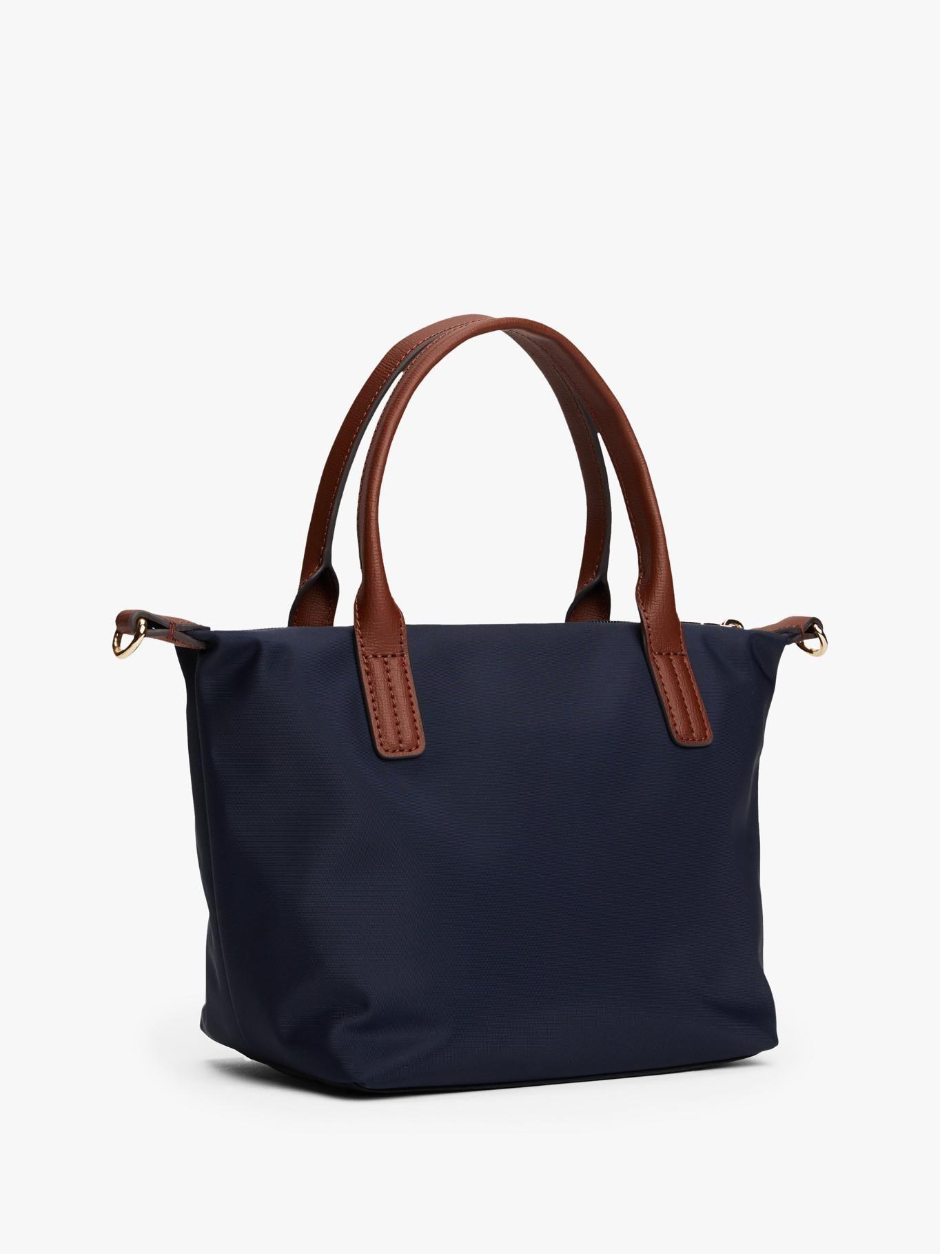 Tote Popette Con Logo Azul Tommy Hilfiger-2