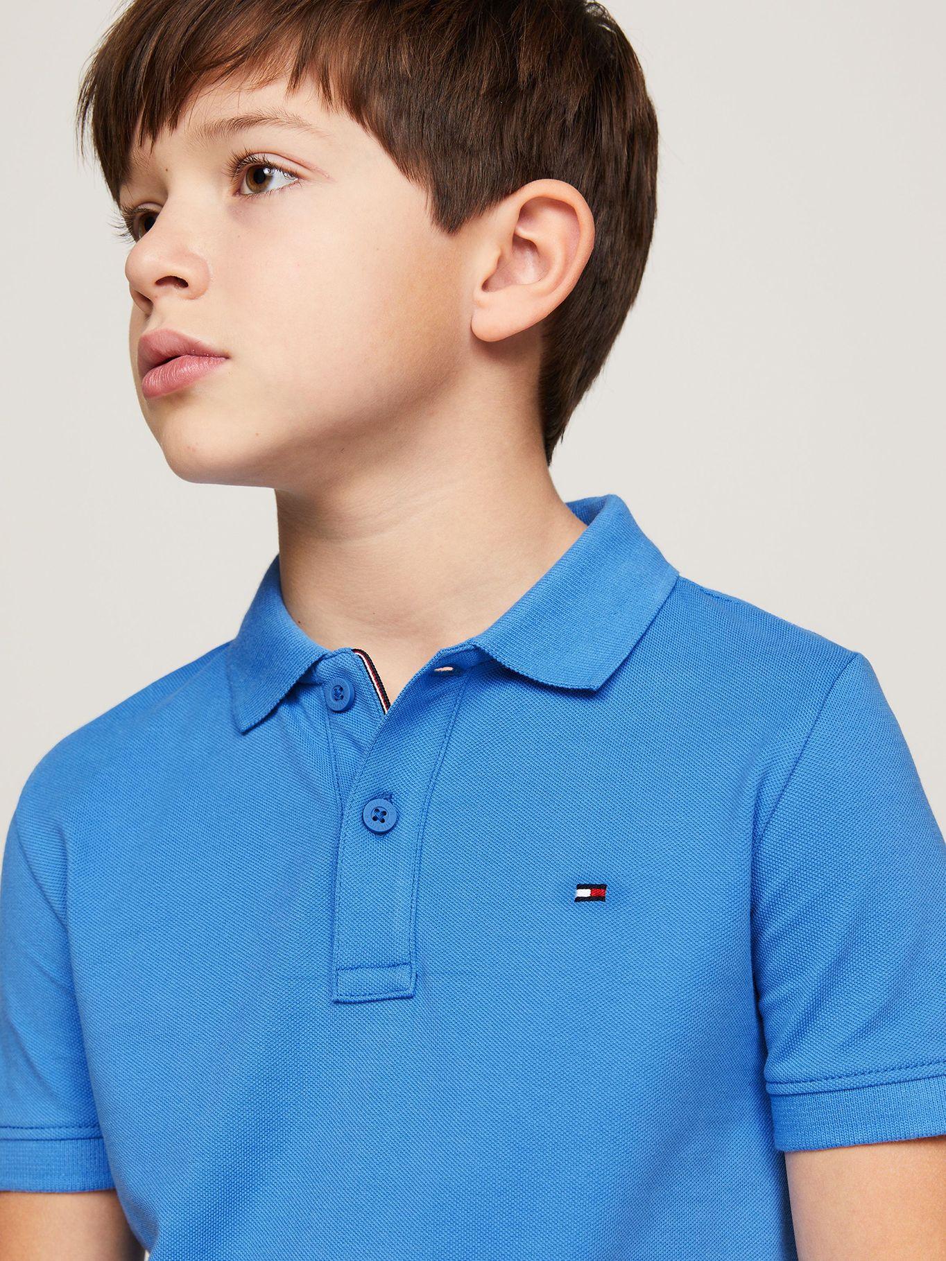 Polo Flag Essential Celeste Tommy Hilfiger-3