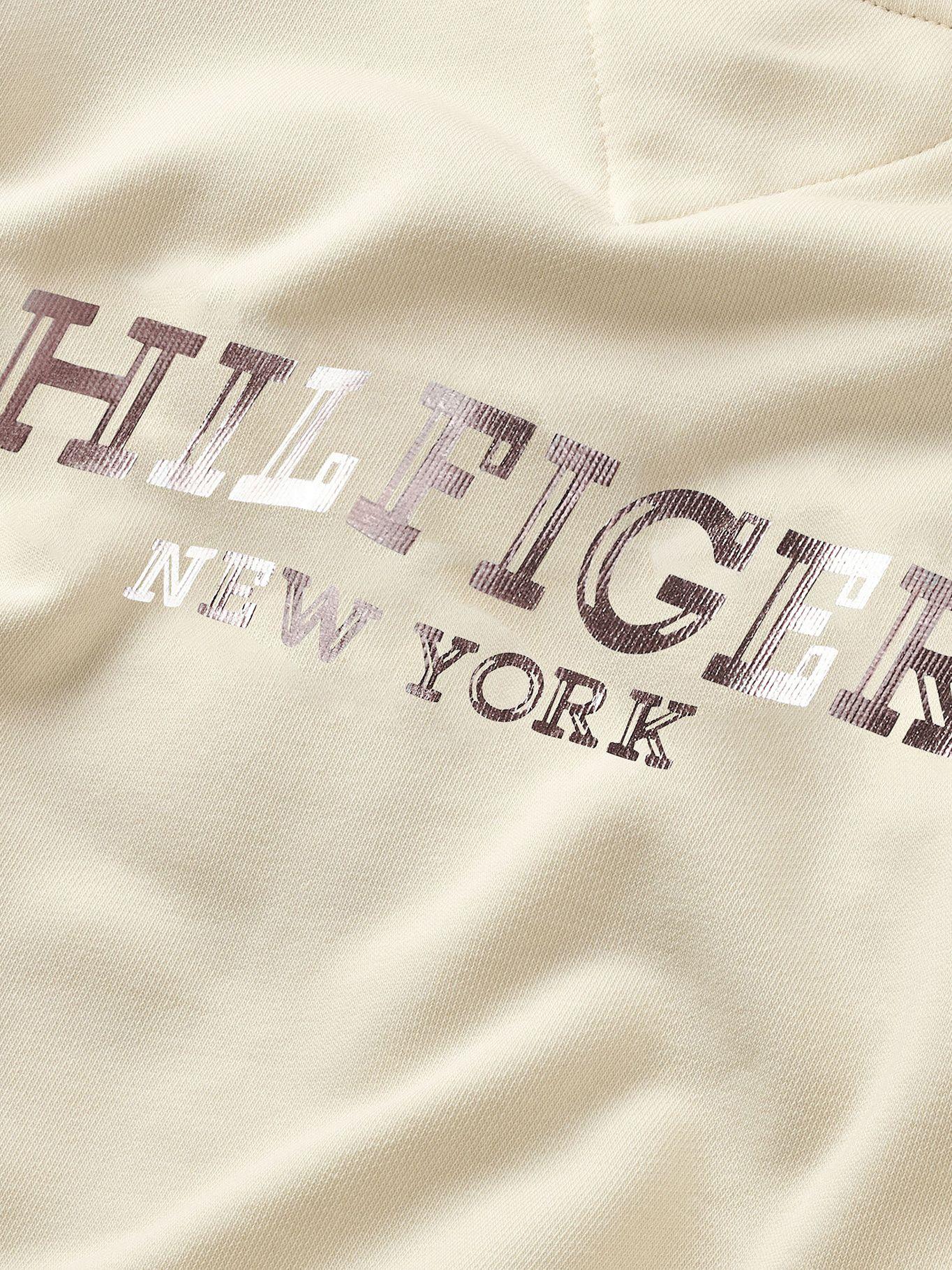 POLERÓN HOODIE MONOTYPE LOGO BEIGE TOMMY HILFIGER-2