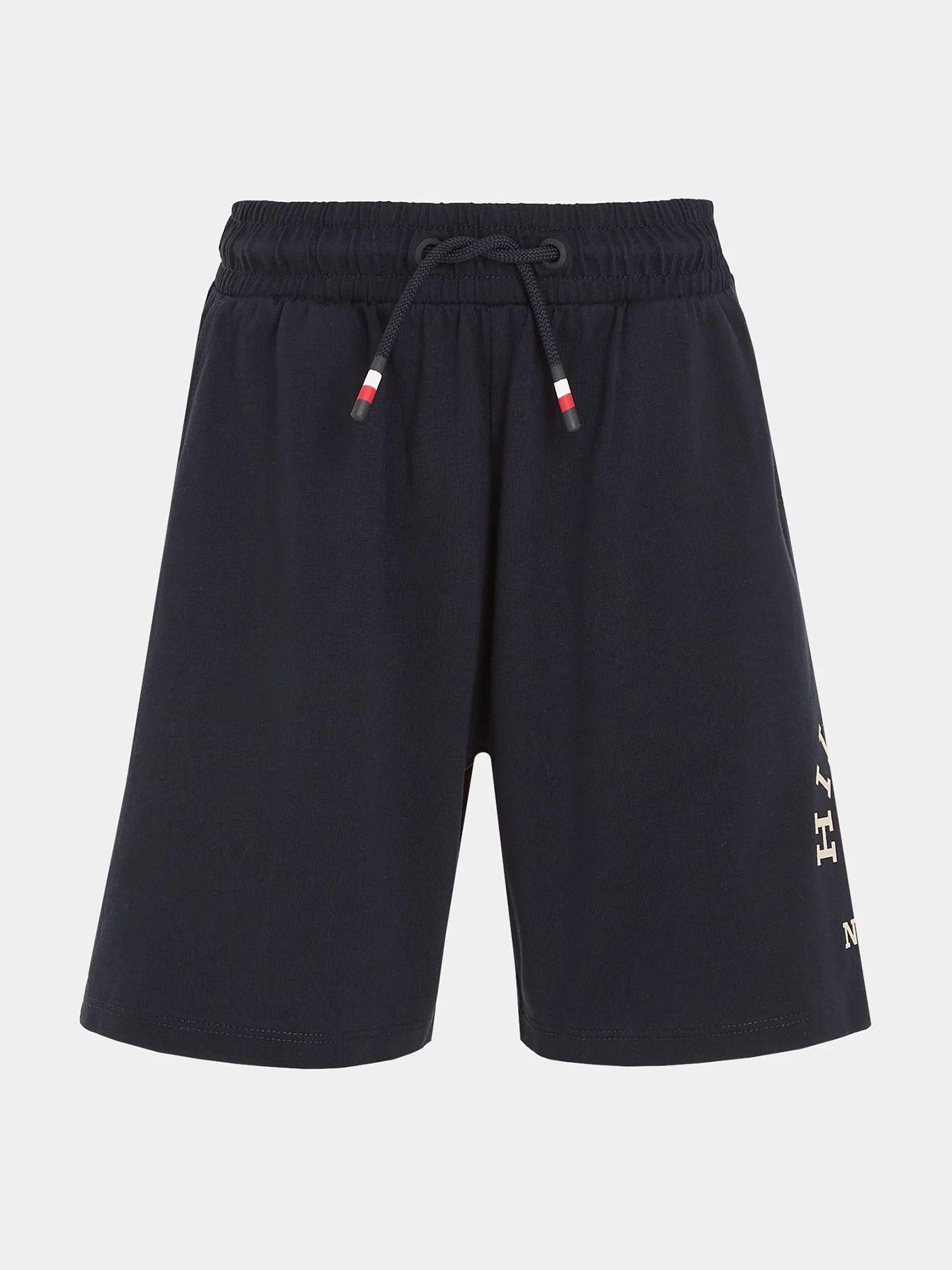 Short Niño de Algodon Logo Azul Tommy Hilfiger-4