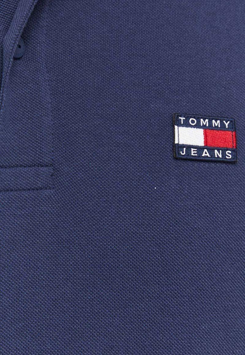 Polo  Classic Tipping Con Logo Azul Tommy Jeans-3