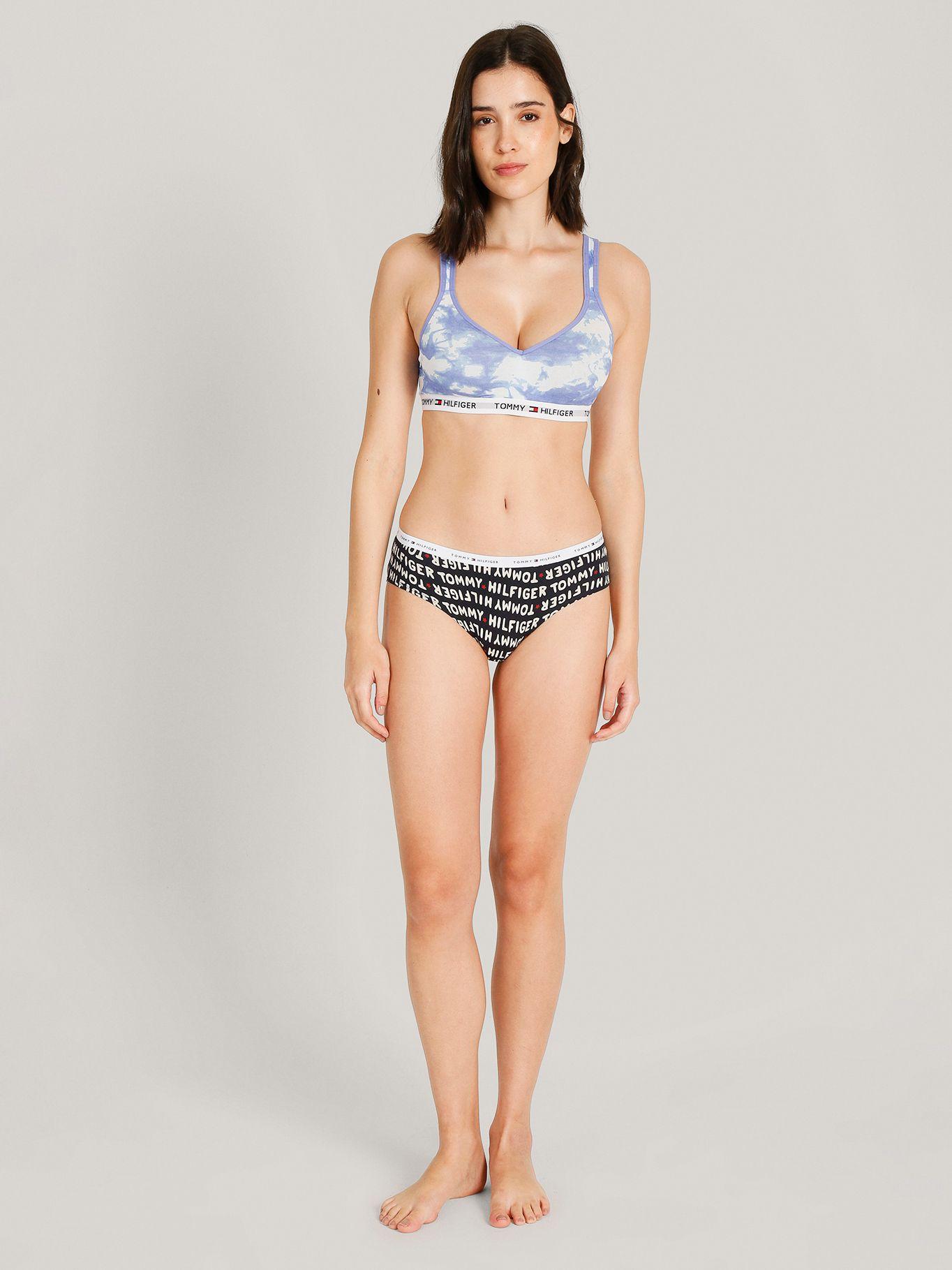 Bralette Classic Core Con Logo Celeste Tommy Hilfiger-1
