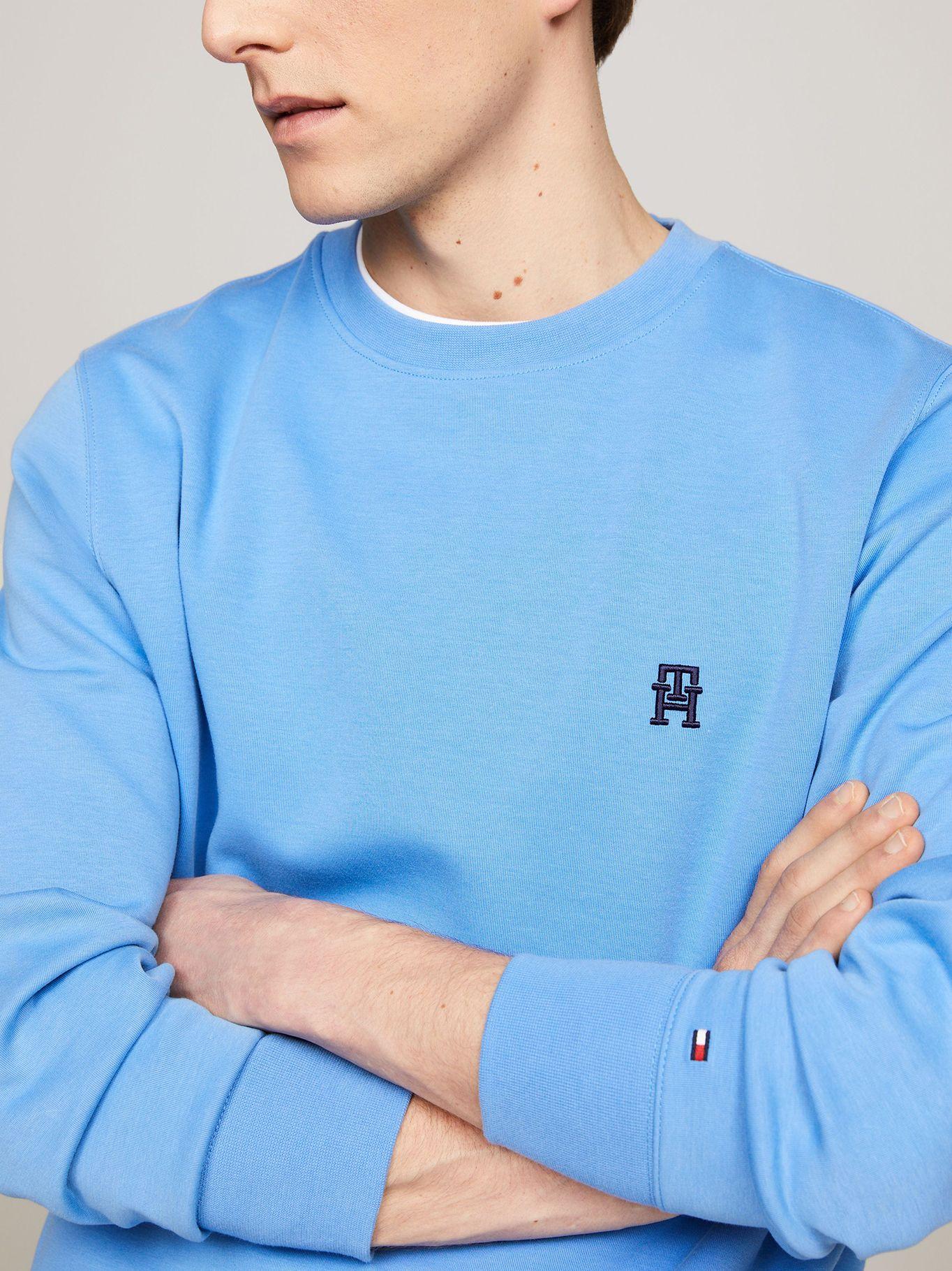 Polerón Logo Monogram Celeste Tommy Hilfiger-3