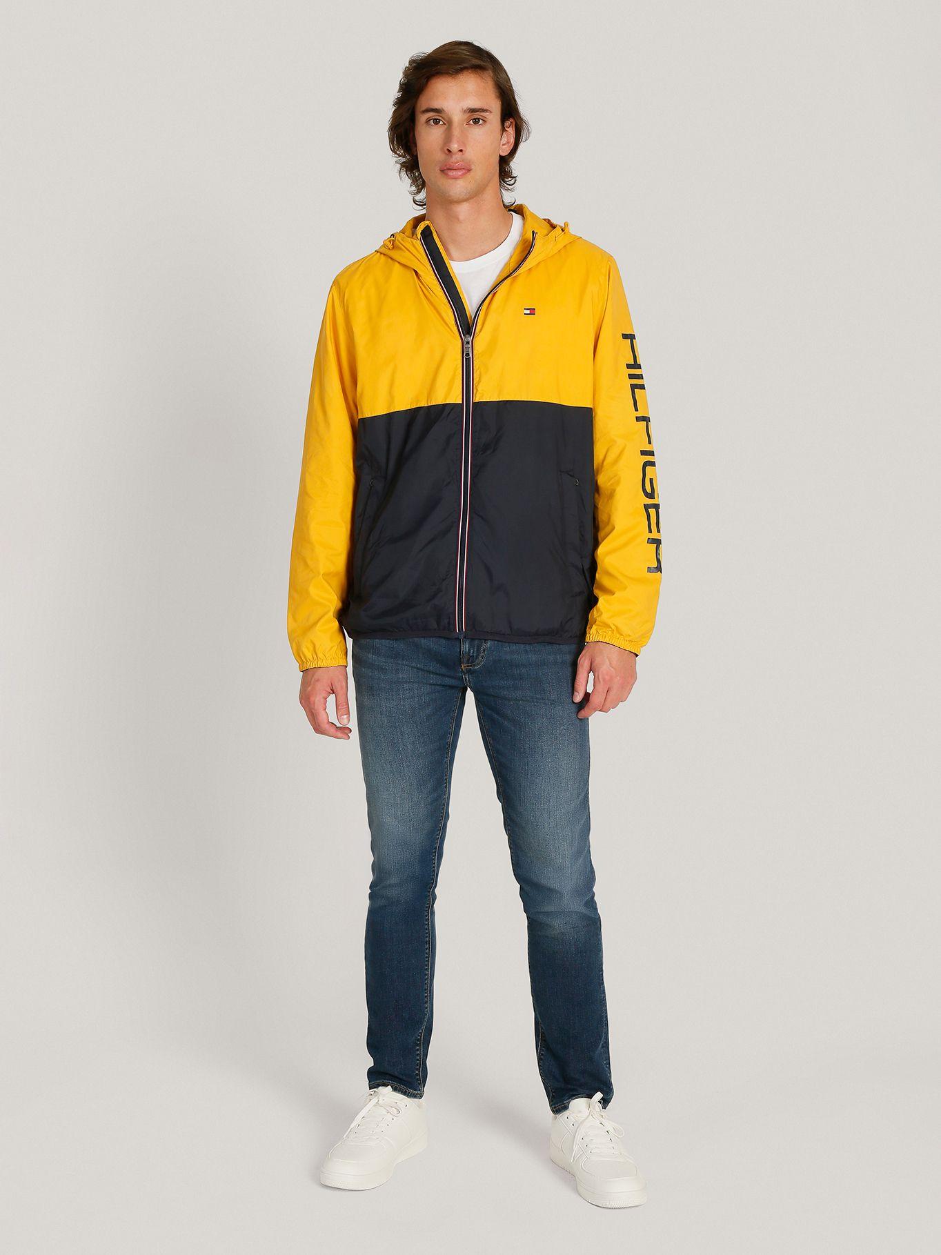 Cortaviento Color Block Logo Amarillo Tommy Hilfiger-1
