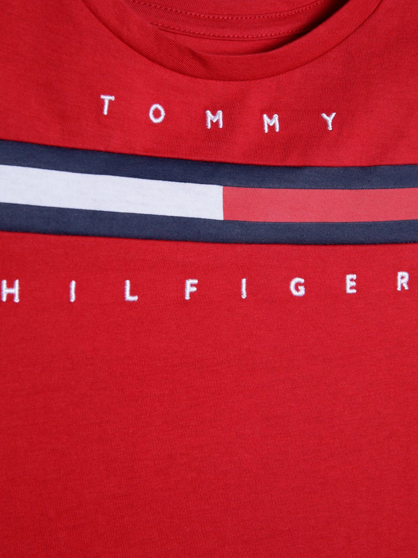 Polera Con Logo Central Rojo Tommy Hilfiger-2