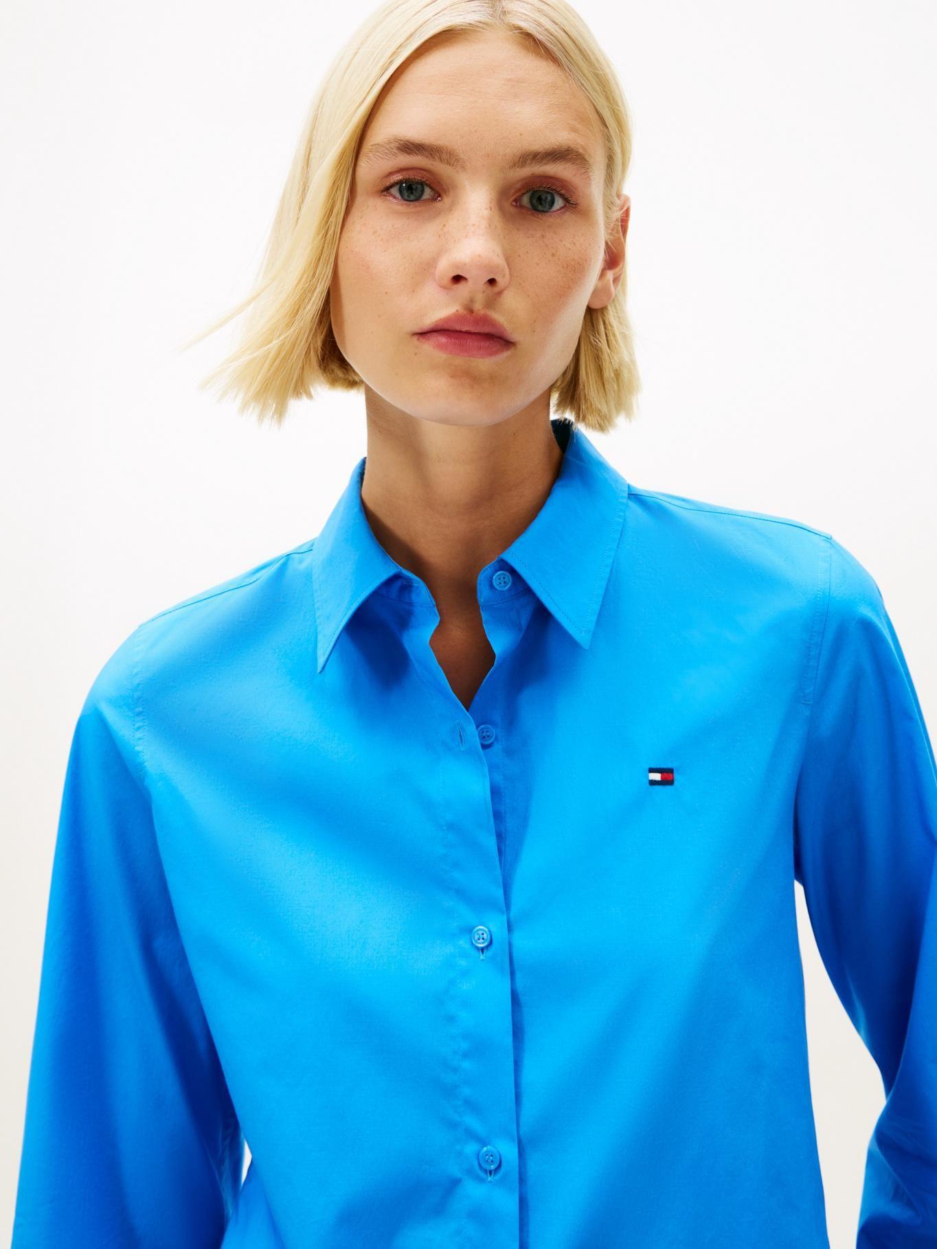 Camisa A Rayas Regular Fit Tommy Hilfiger Turquesa-3