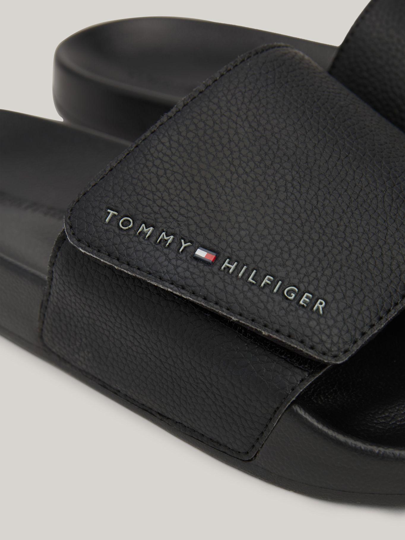 Sandalias Texturizadas Con Logo Negro Tommy Hilfiger-6