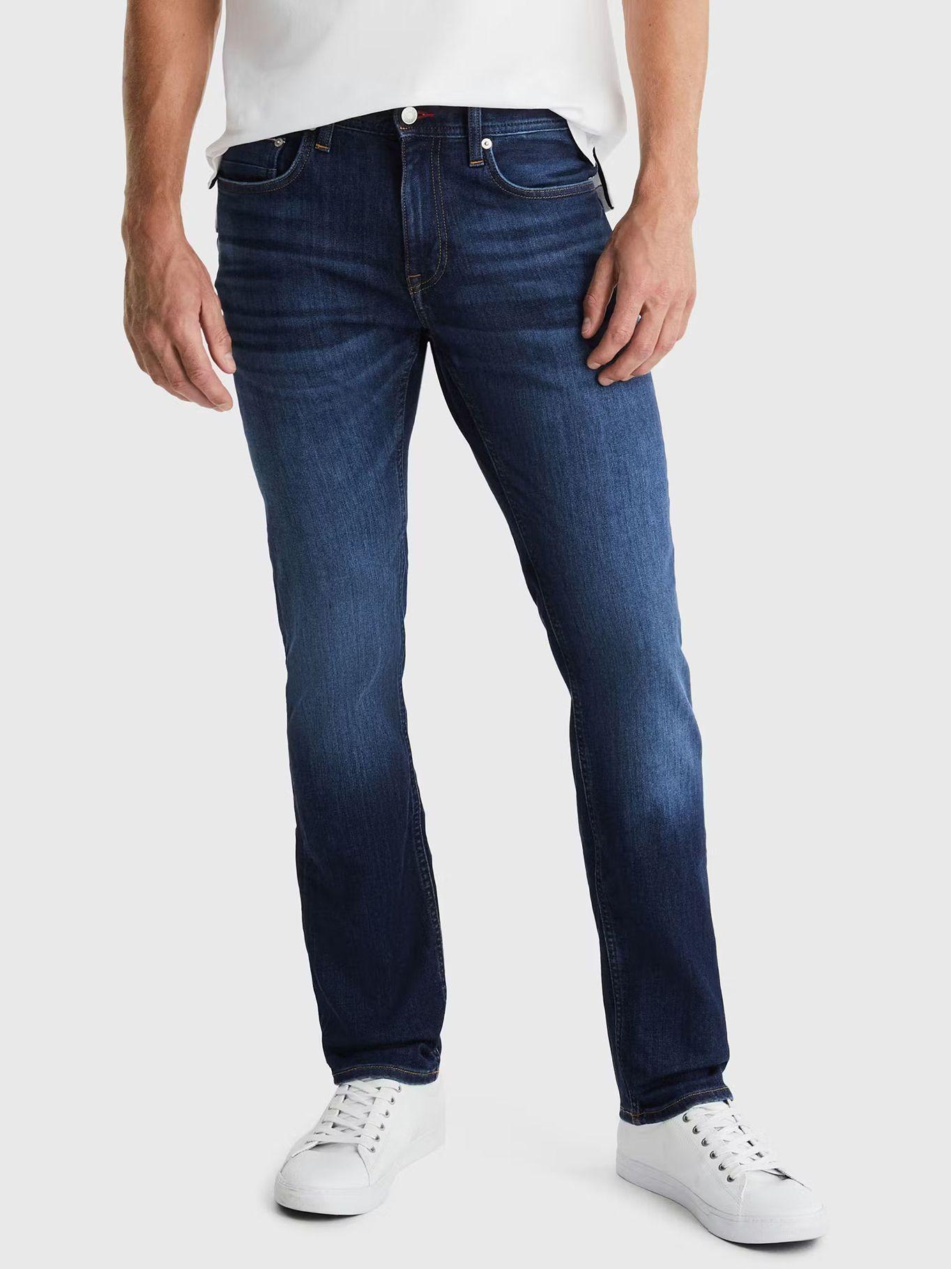 Jeans Denton Straight 1BP Logo Azul Tommy Hilfiger-0
