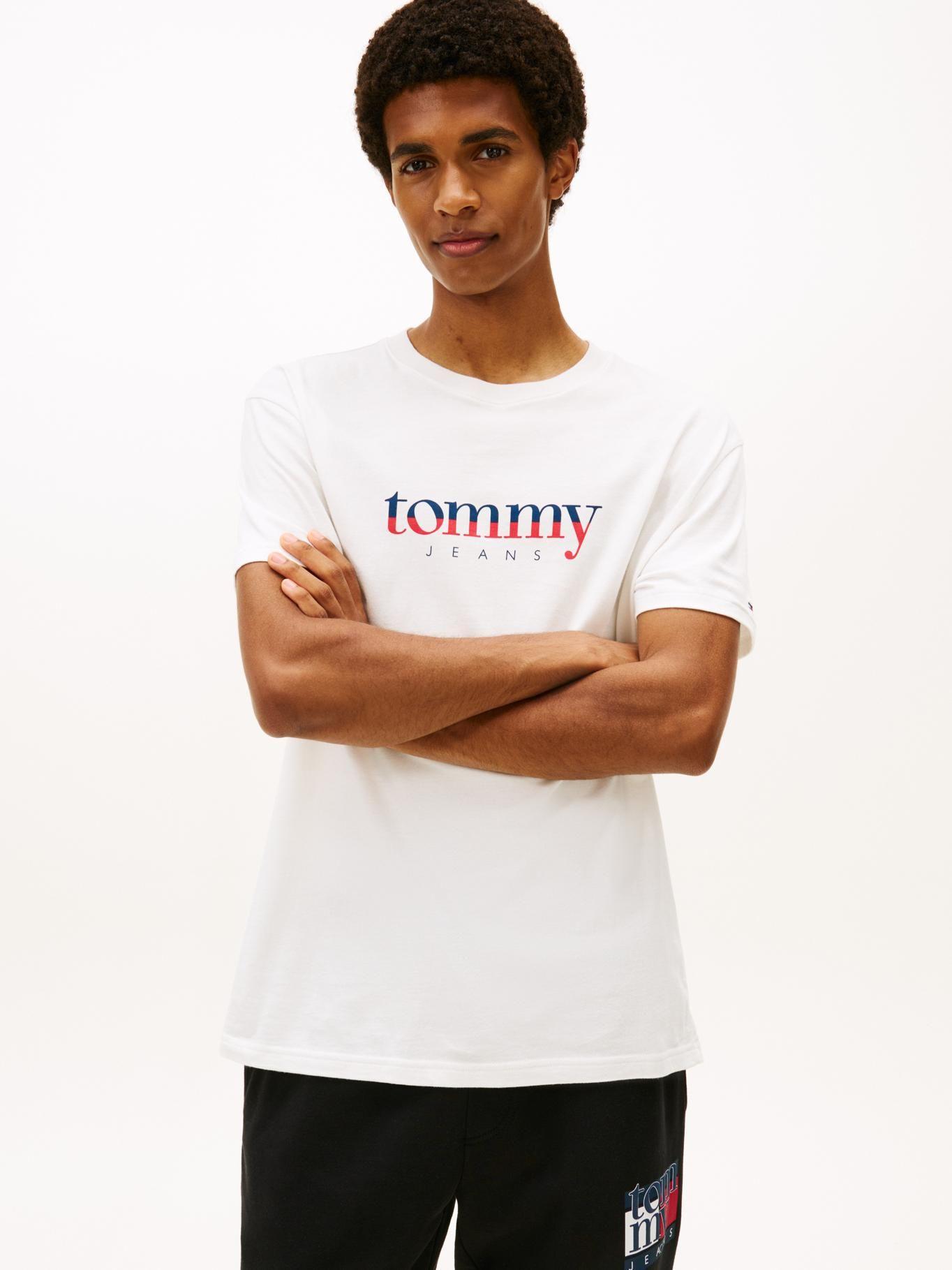 Polera De Punto Con Logo Blanco Tommy Jeans-0