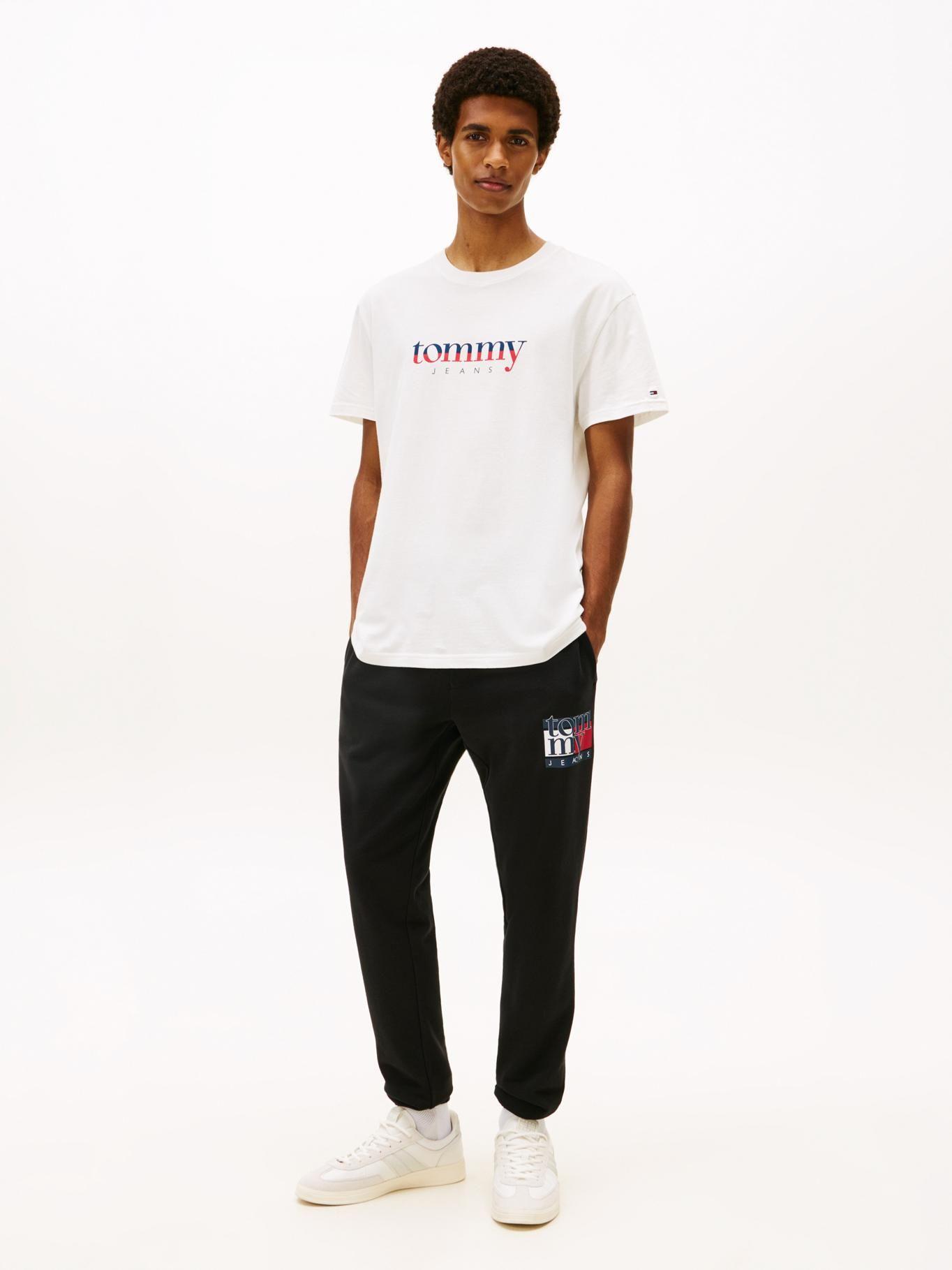 Polera De Punto Con Logo Blanco Tommy Jeans-1