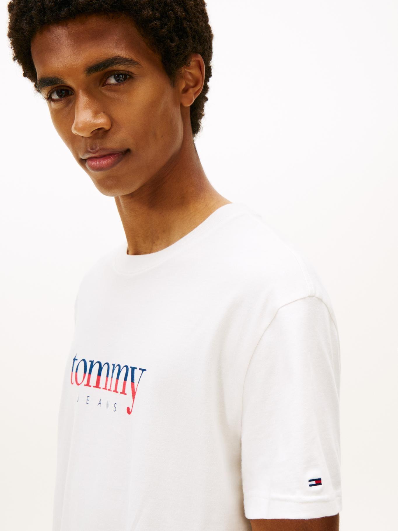 Polera De Punto Con Logo Blanco Tommy Jeans-3