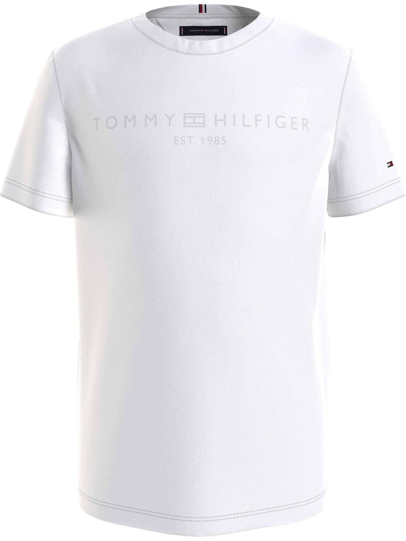 Polera Logo Bordado Blanco Tommy Hilfiger MY2-0