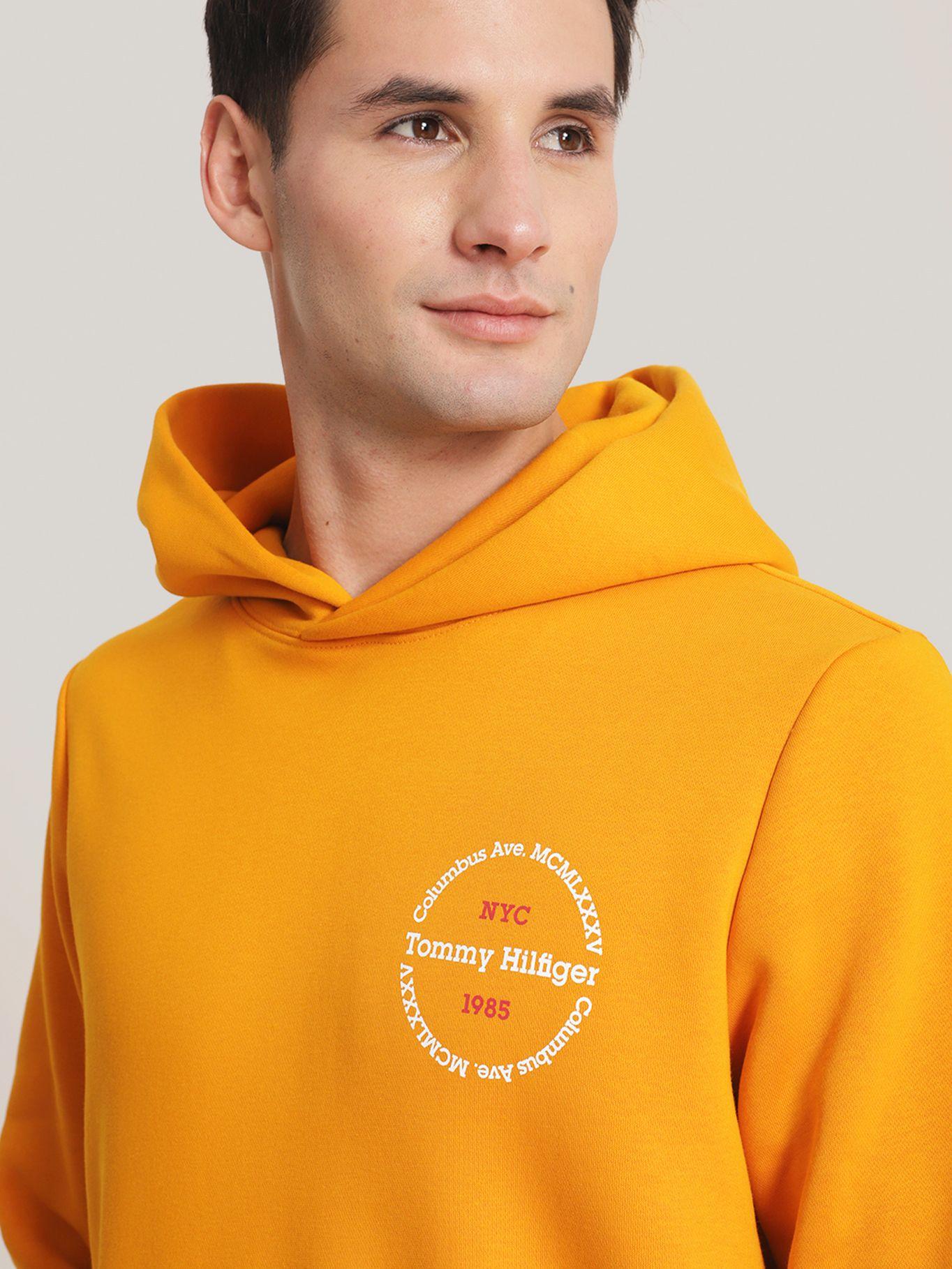 Polerón Hoodie Con Logo Chest Naranjo Tommy Hilfiger-3