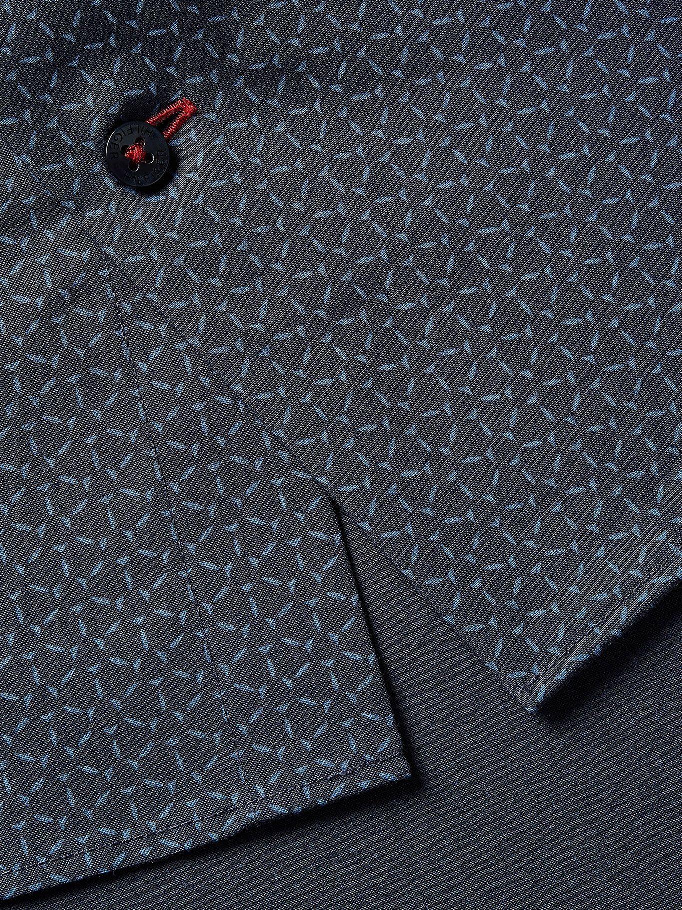 Camisa Geometric Azul Tommy Hilfiger A2-2
