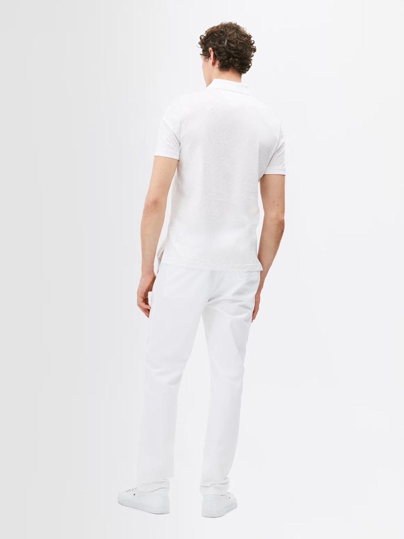 Polo Monogram Regular Fit Blanco Tommy Hilfiger-2