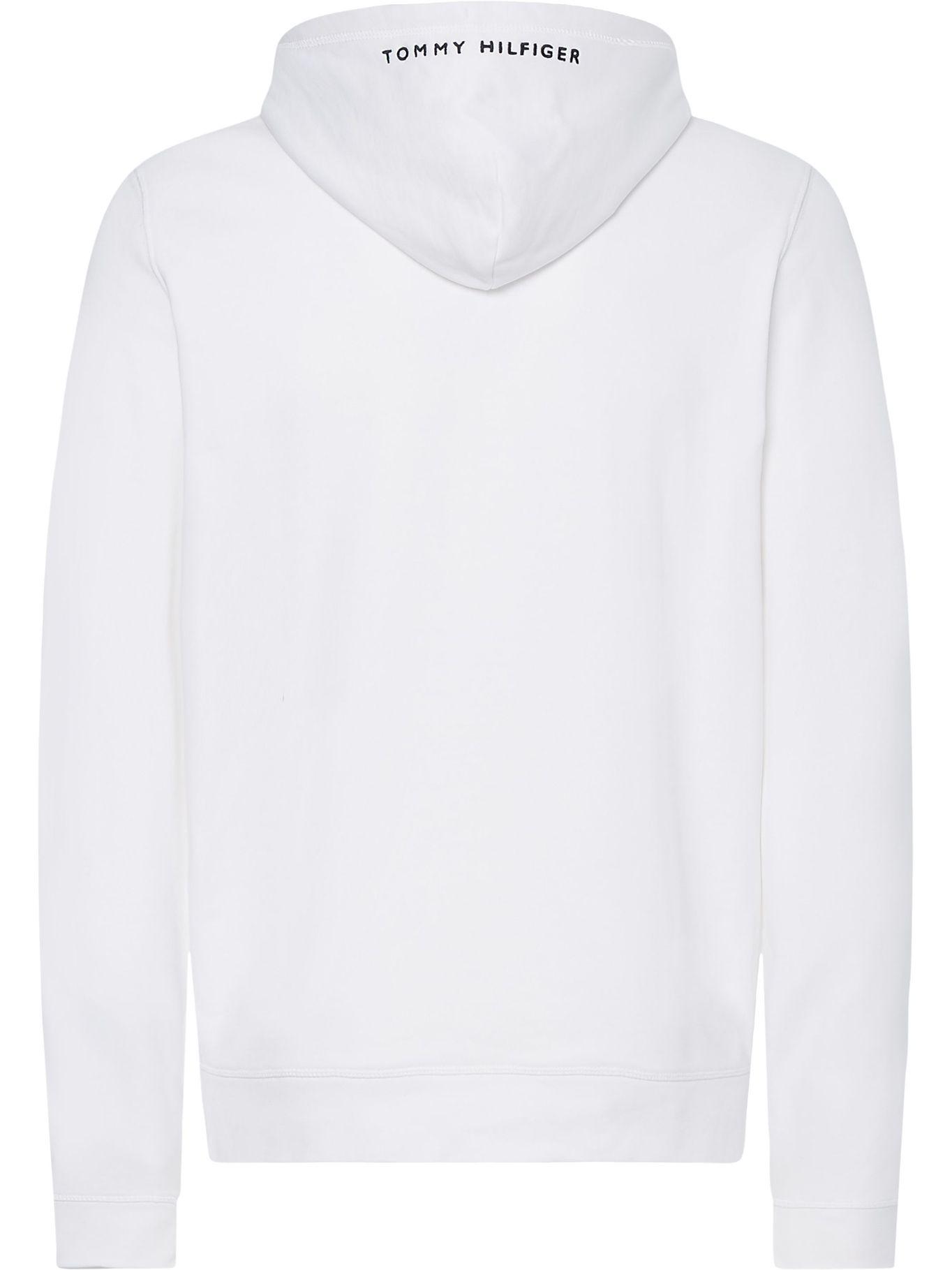 Polerón Hoodie Flags Blanco Tommy Hilfiger F2-1