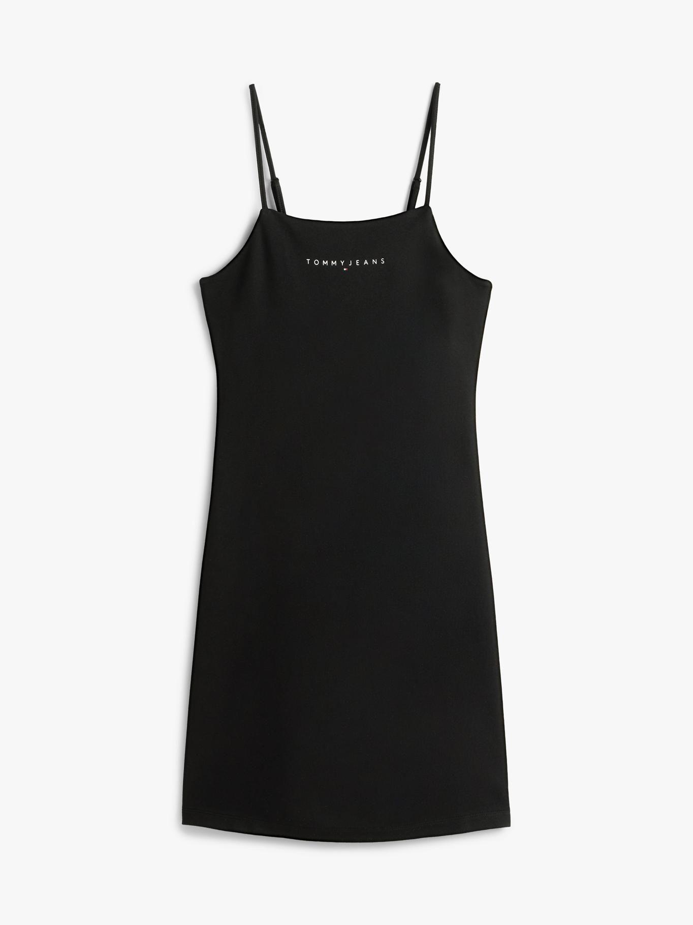 Vestido Linear Con Logo Script-4