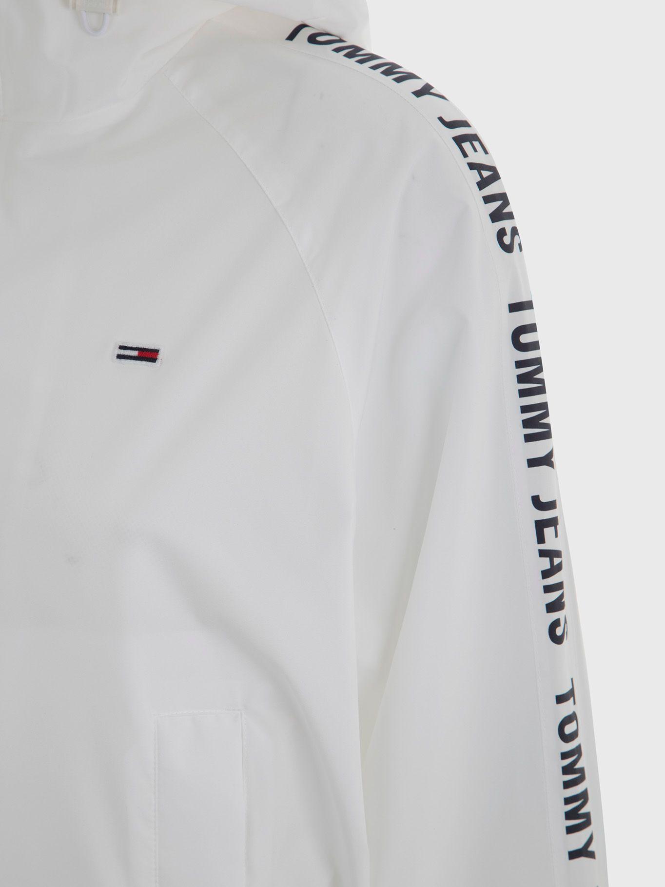 Cortavientos Con Logo En Las Mangas Blanco Tommy Hilfiger-2