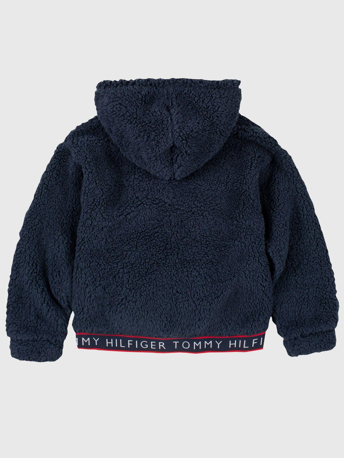Polerón Hoodie Sherpa Solid Azul Tommy Hilfiger-1